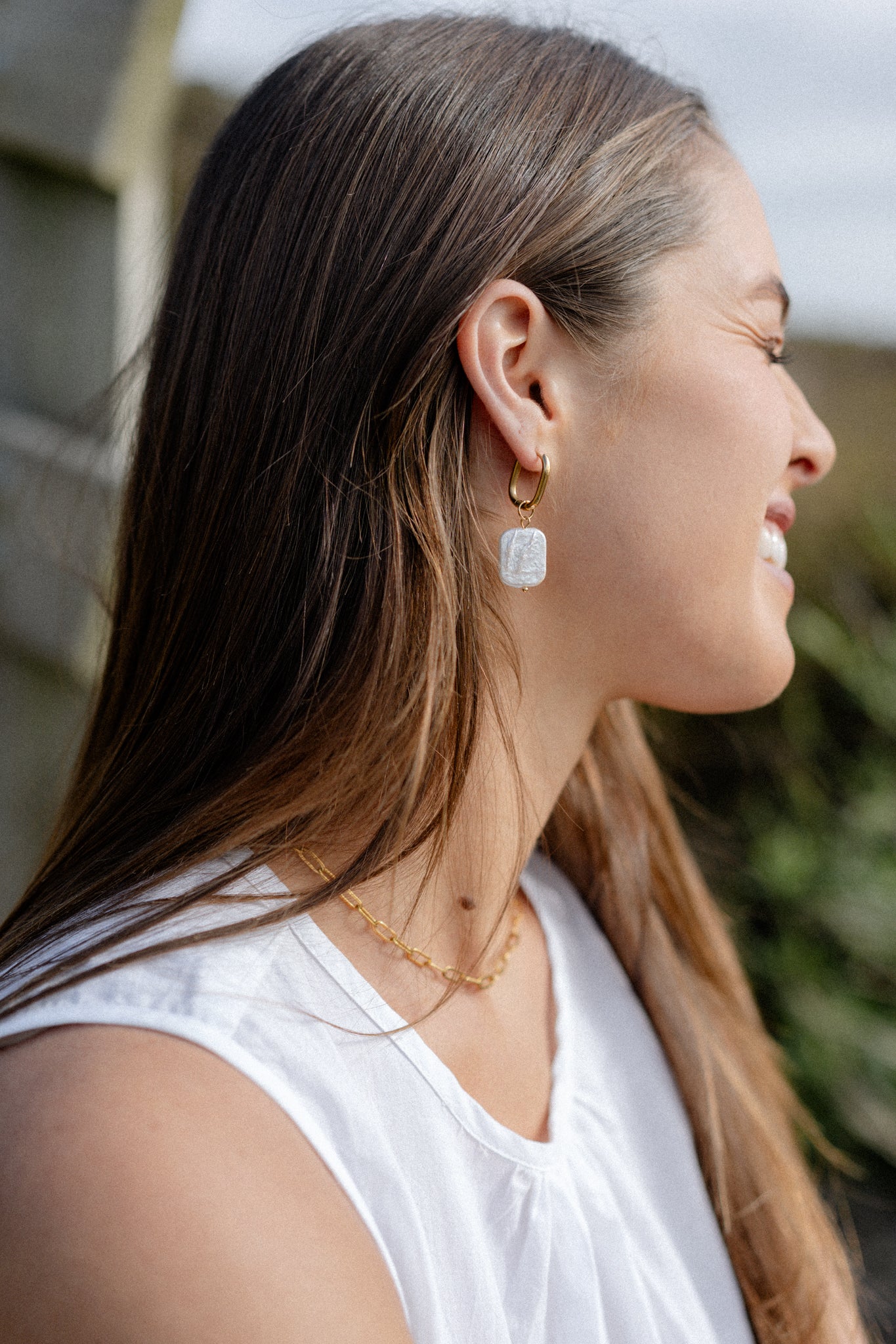 Castel & Co Nina Earrings Pearl