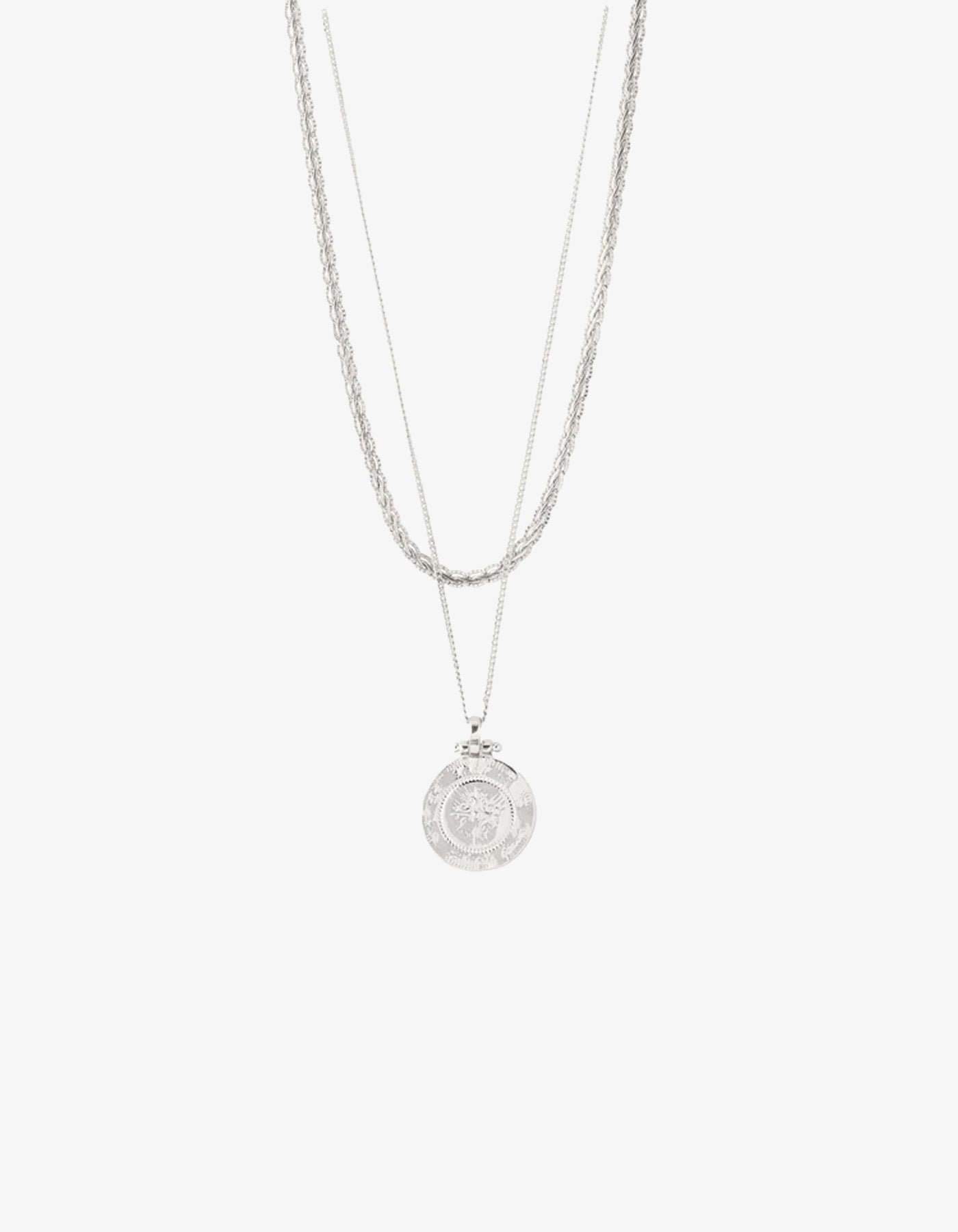 Pilgrim Nomad Necklace - Silver Plated