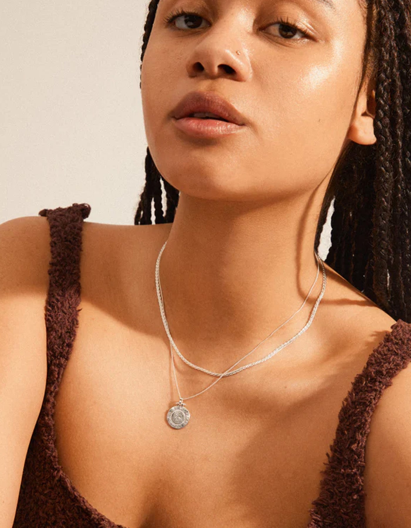 Pilgrim Nomad Necklace - Silver Plated