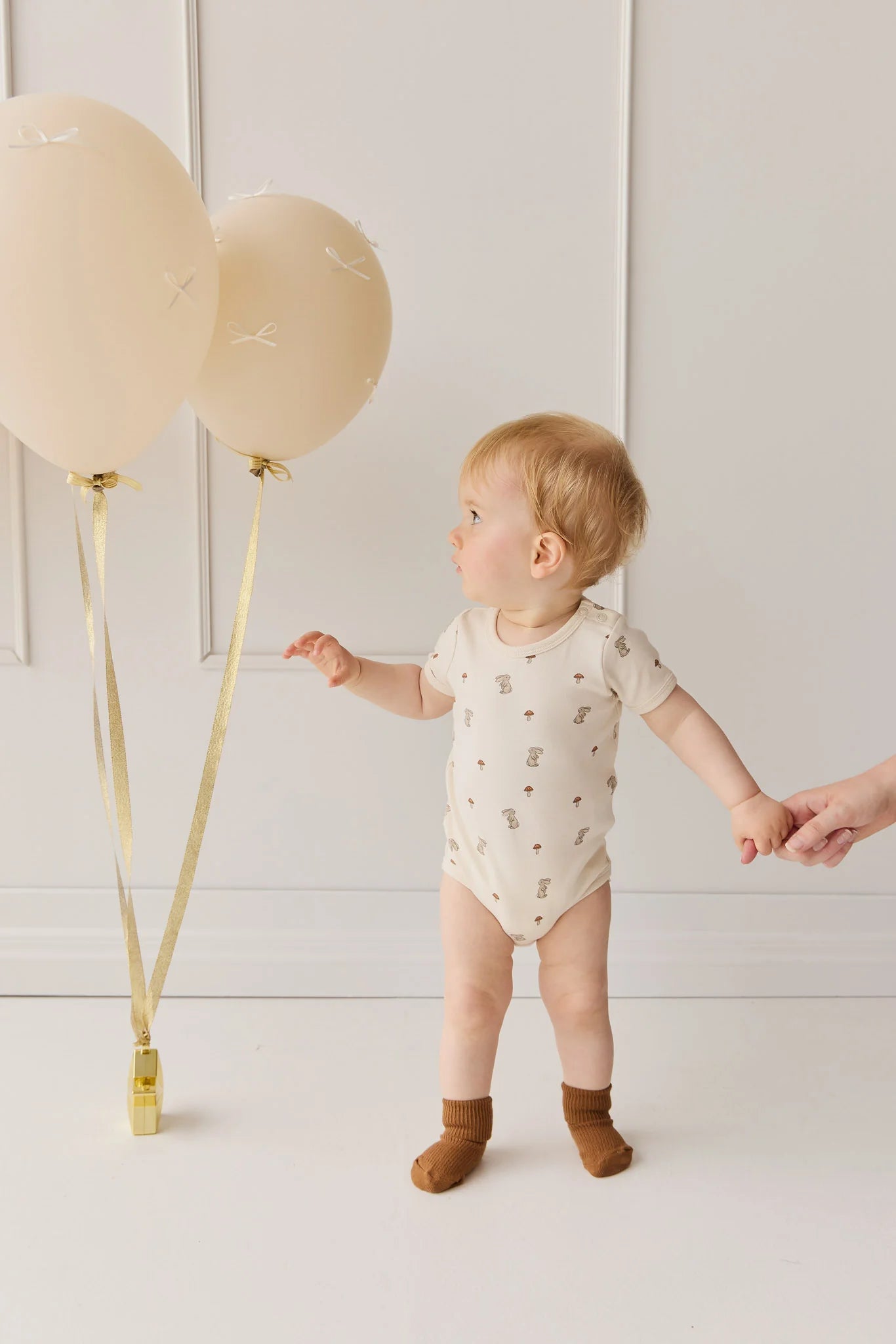 Jamie Kay Organic Cotton Hudson Short Sleeve Bodysuit - Le Lapin