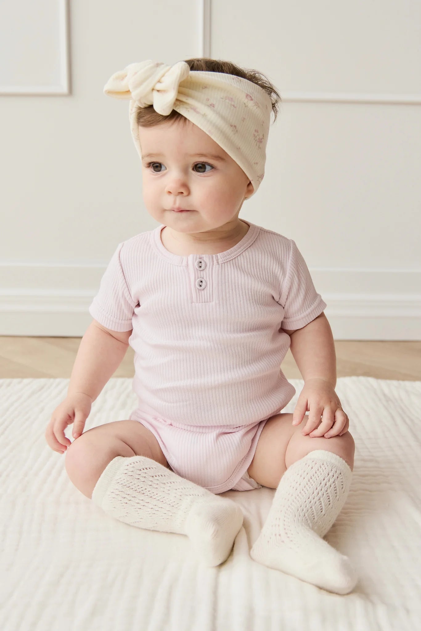 Jamie Kay Organic Cotton Modal Darcy Rib Tee Cassia