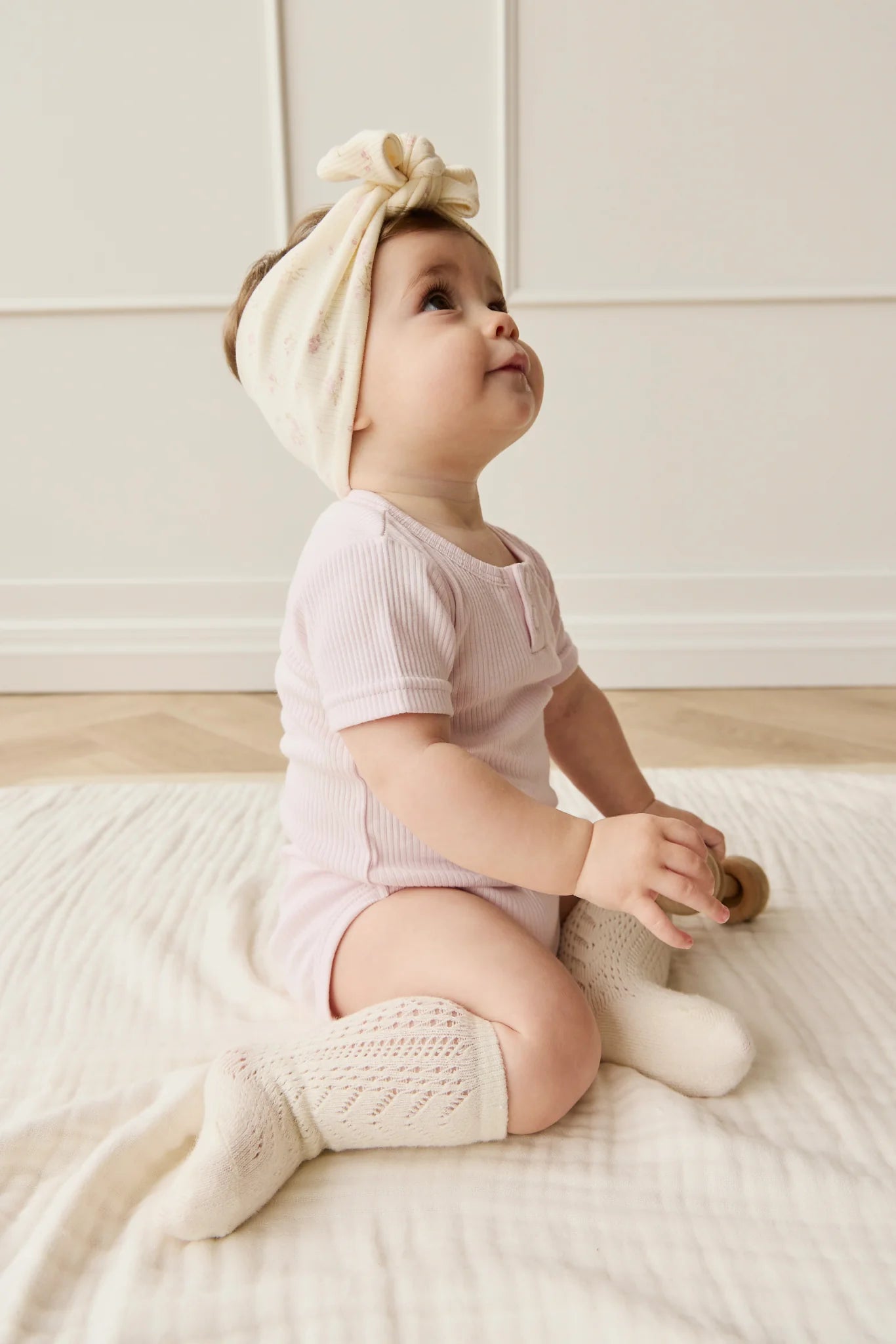 Jamie Kay Organic Cotton Modal Darcy Rib Tee Cassia