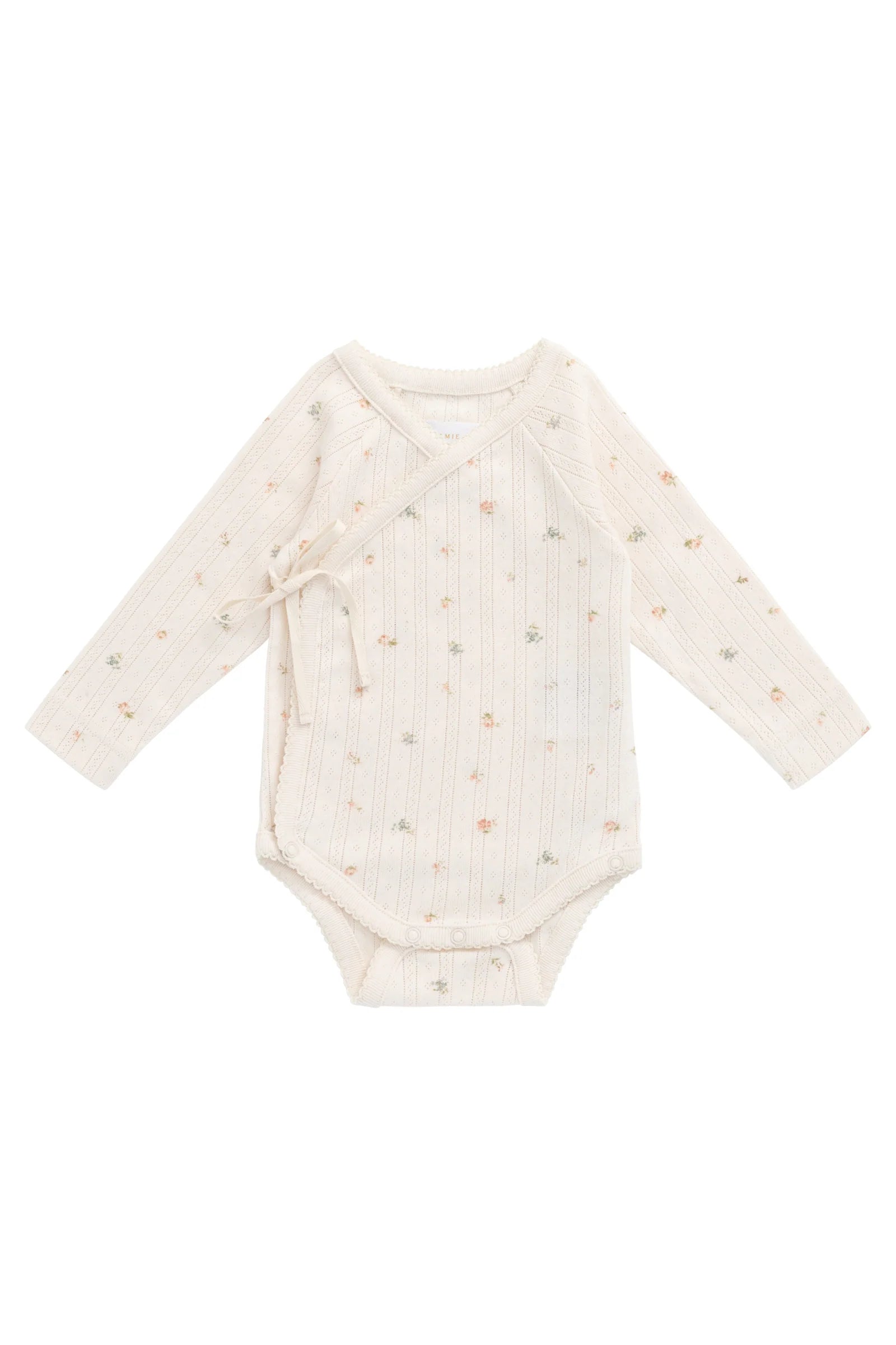 Jamie Kay Organic Cotton Pointelle Marina Bodysuit - Sweet Magnolia Simple