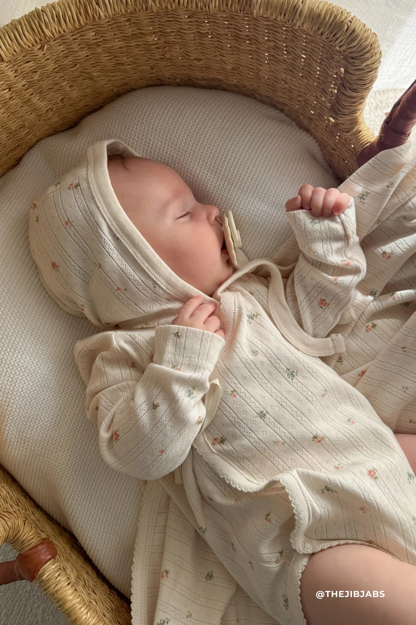 Jamie Kay Organic Cotton Pointelle Marina Bodysuit - Sweet Magnolia Simple