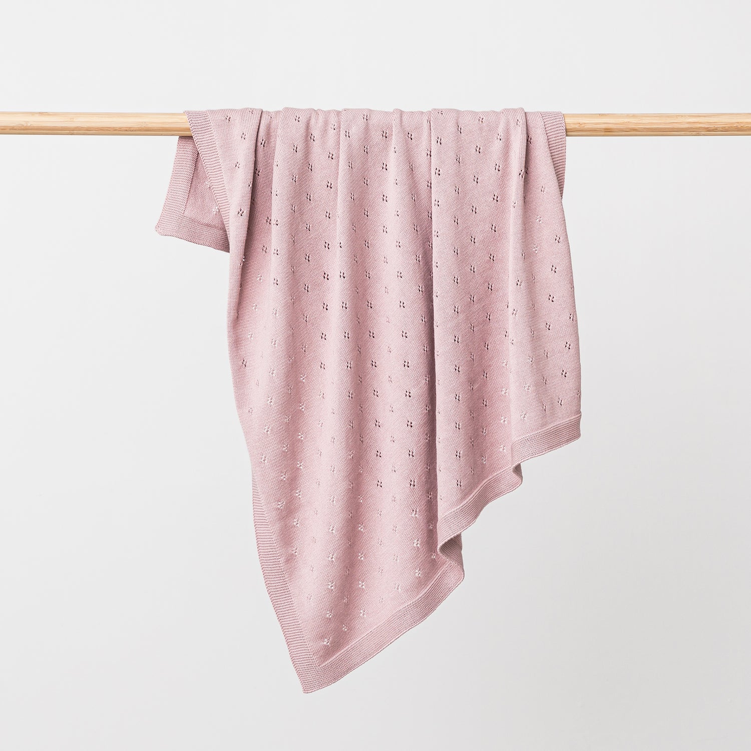 Over The Dandelions Marley Blanket in Dusk Organic Cotton