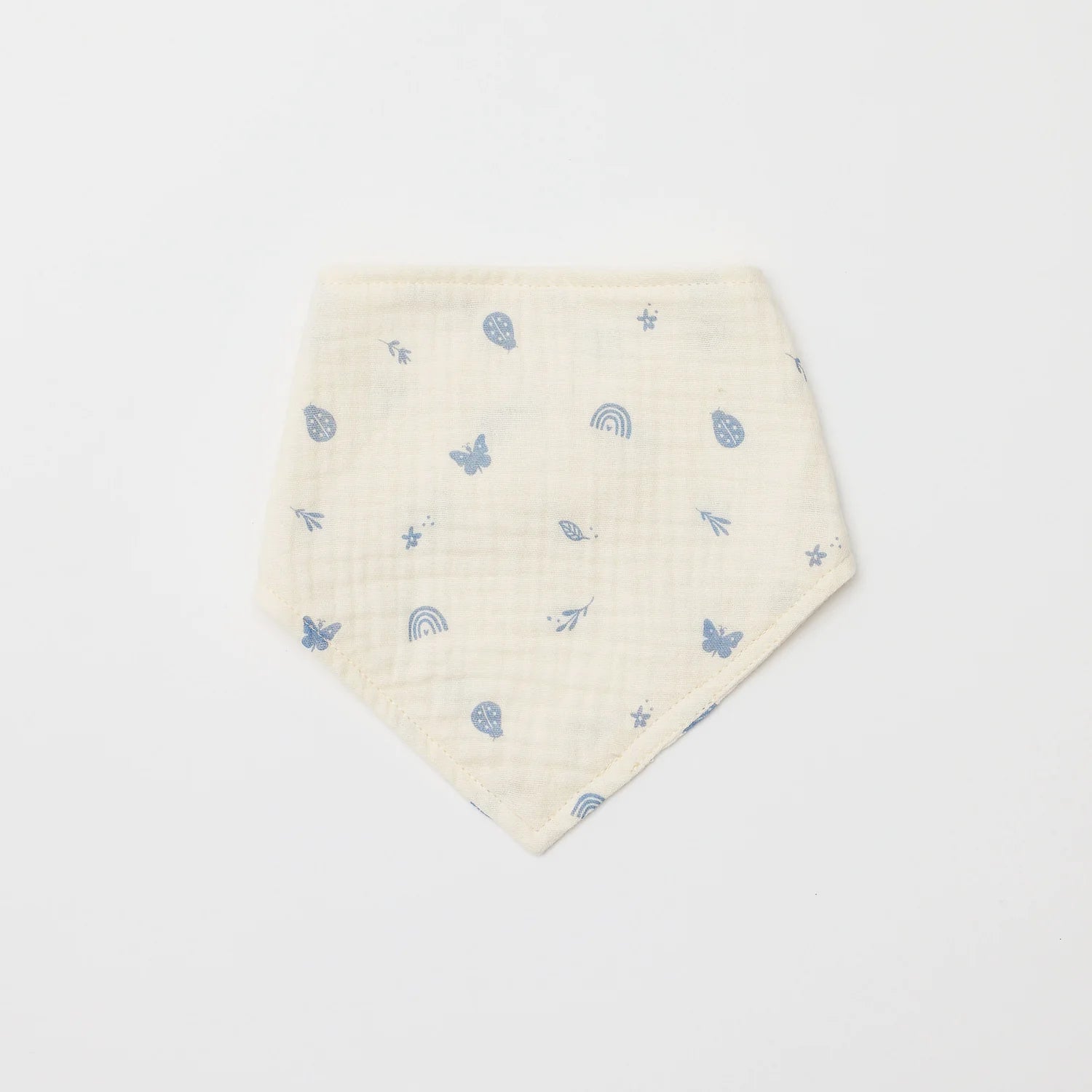 Over The Dandelions Organic Muslin Bib Enchanted Garden