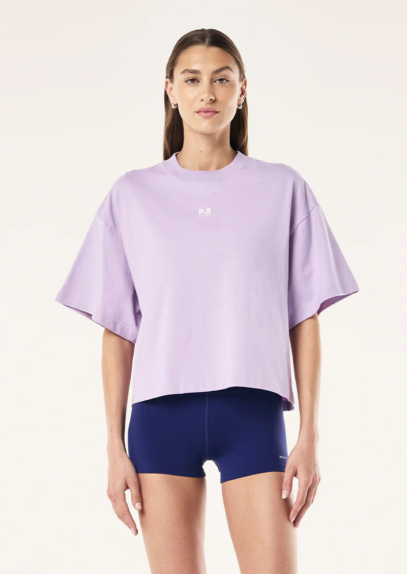 P.E Nation Superfine Tee Violet Crush