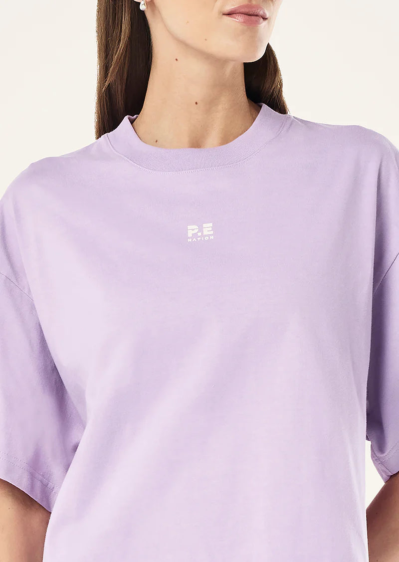 P.E Nation Superfine Tee Violet Crush