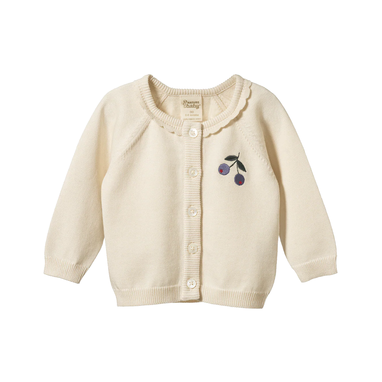 Nature Baby Piper Cardigan Winter Berry