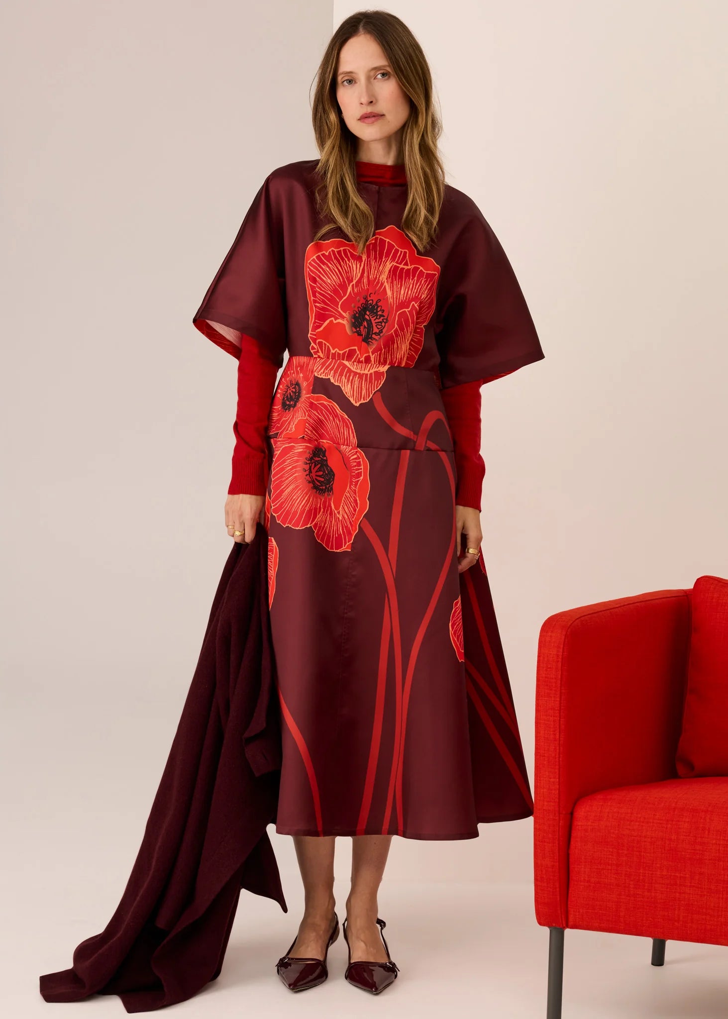 POL Poppy Sleeve Dress
