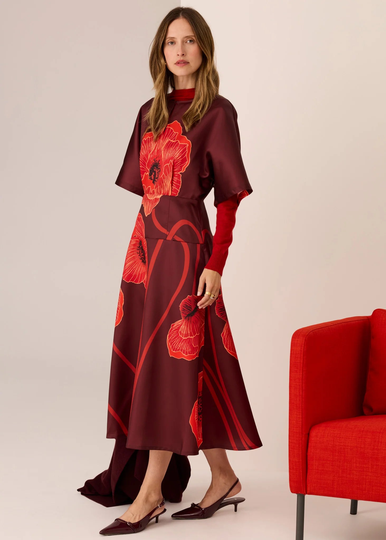 POL Poppy Sleeve Dress