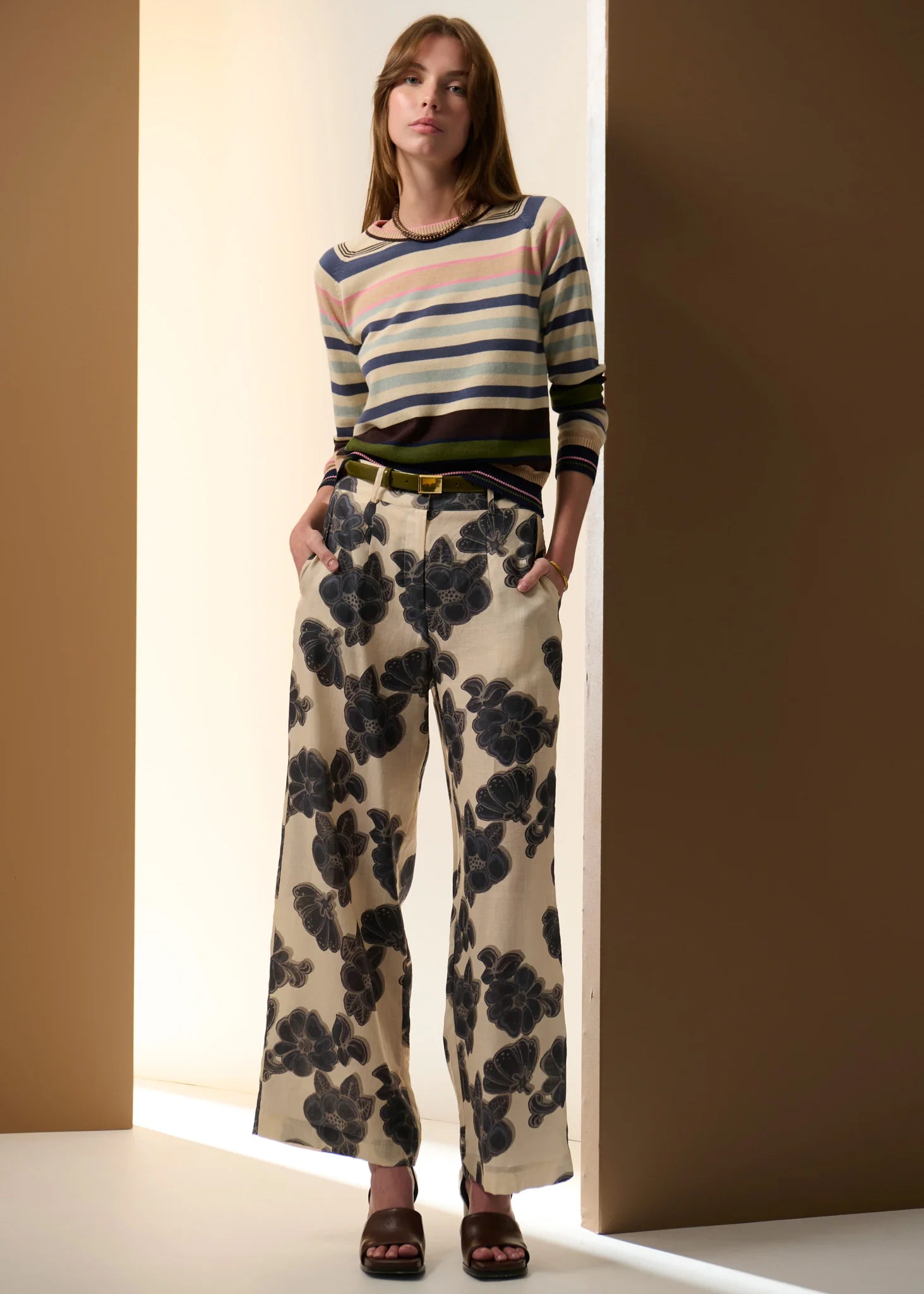 POL Sela Multi Knit Blue/Multi