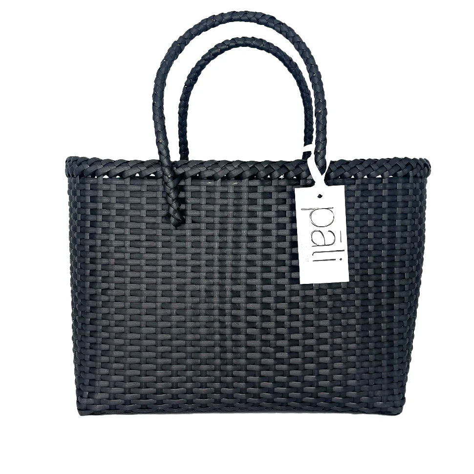 Pali Mira Basket Tote Medium Black