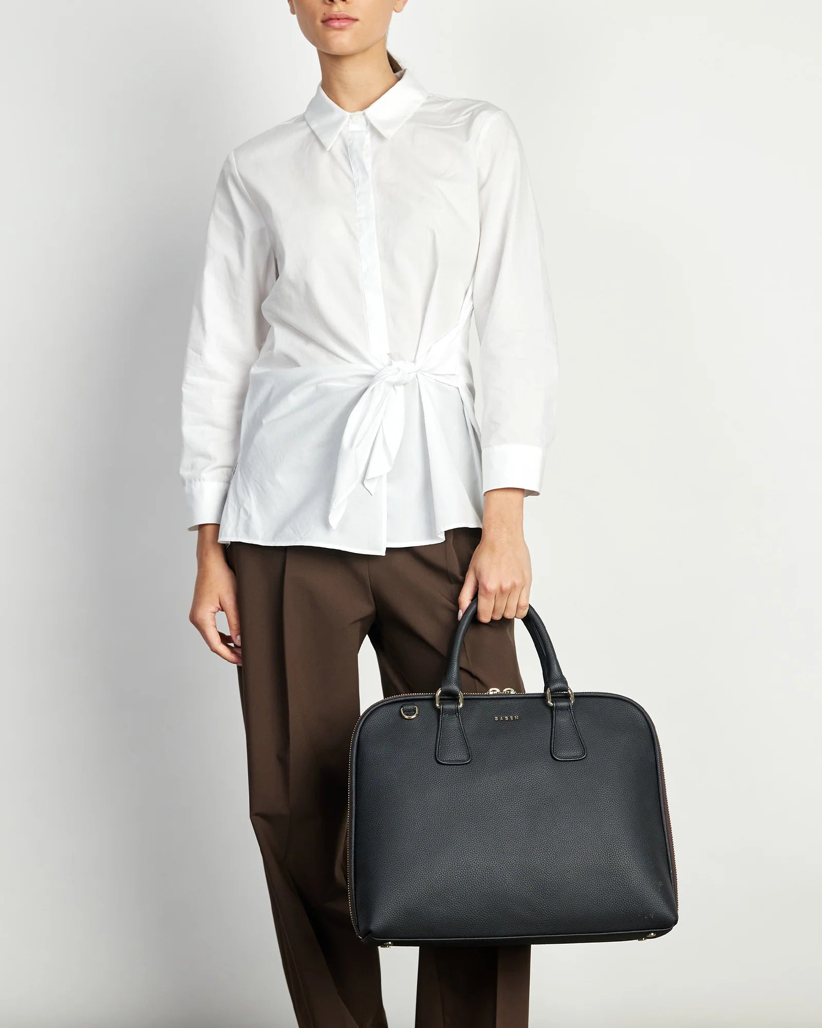Saben Parker Briefcase Black