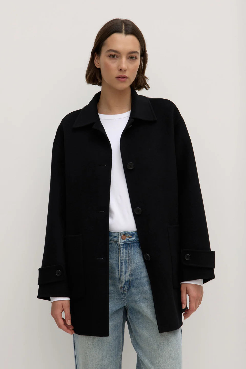 Assembly Label Pierra Wool Coat Black