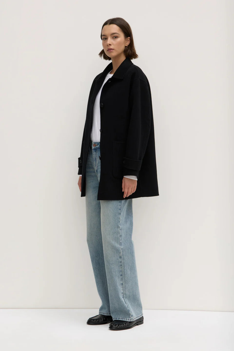 Assembly Label Pierra Wool Coat Black