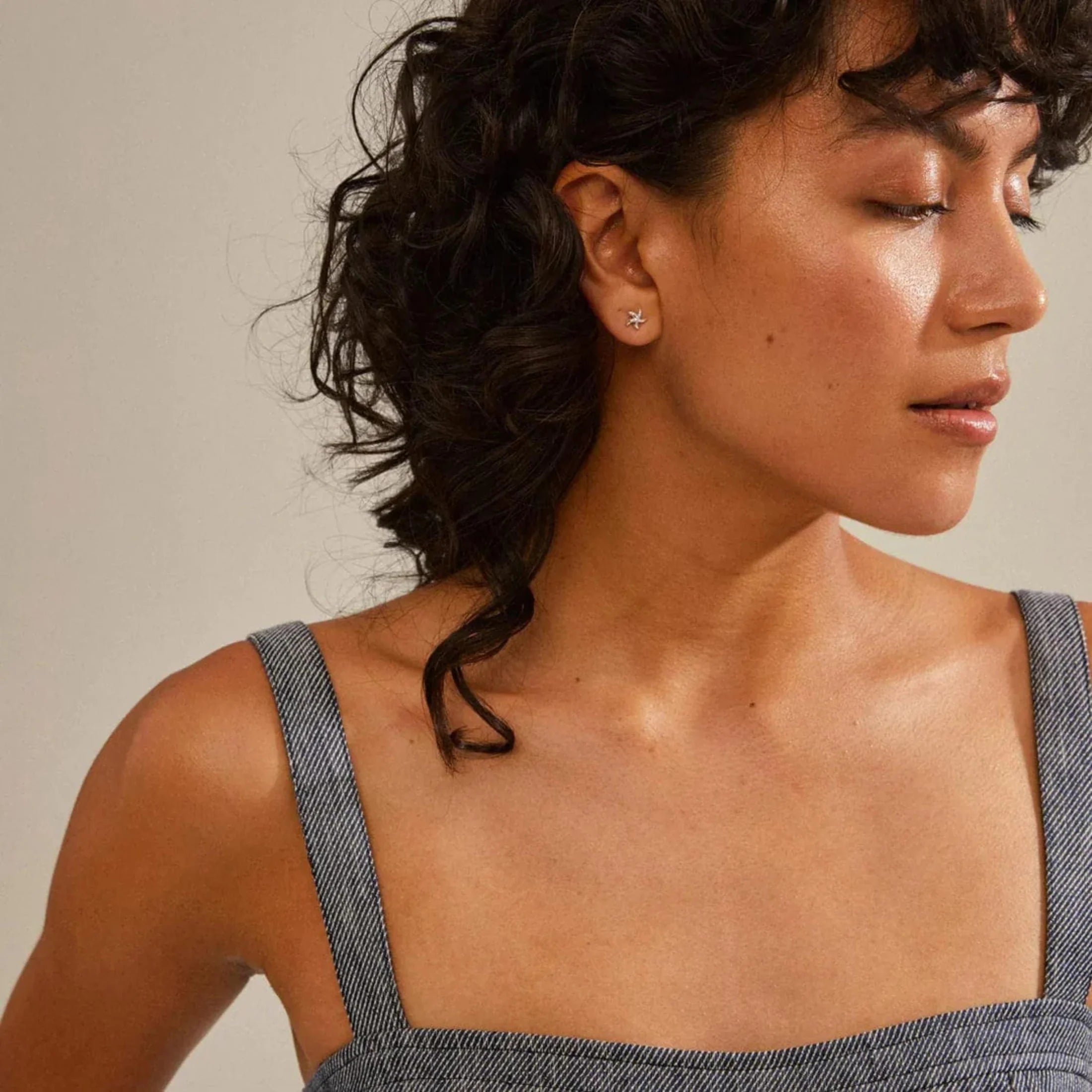 Pilgrim Oakley Recycled Starfish Earrings- Silver