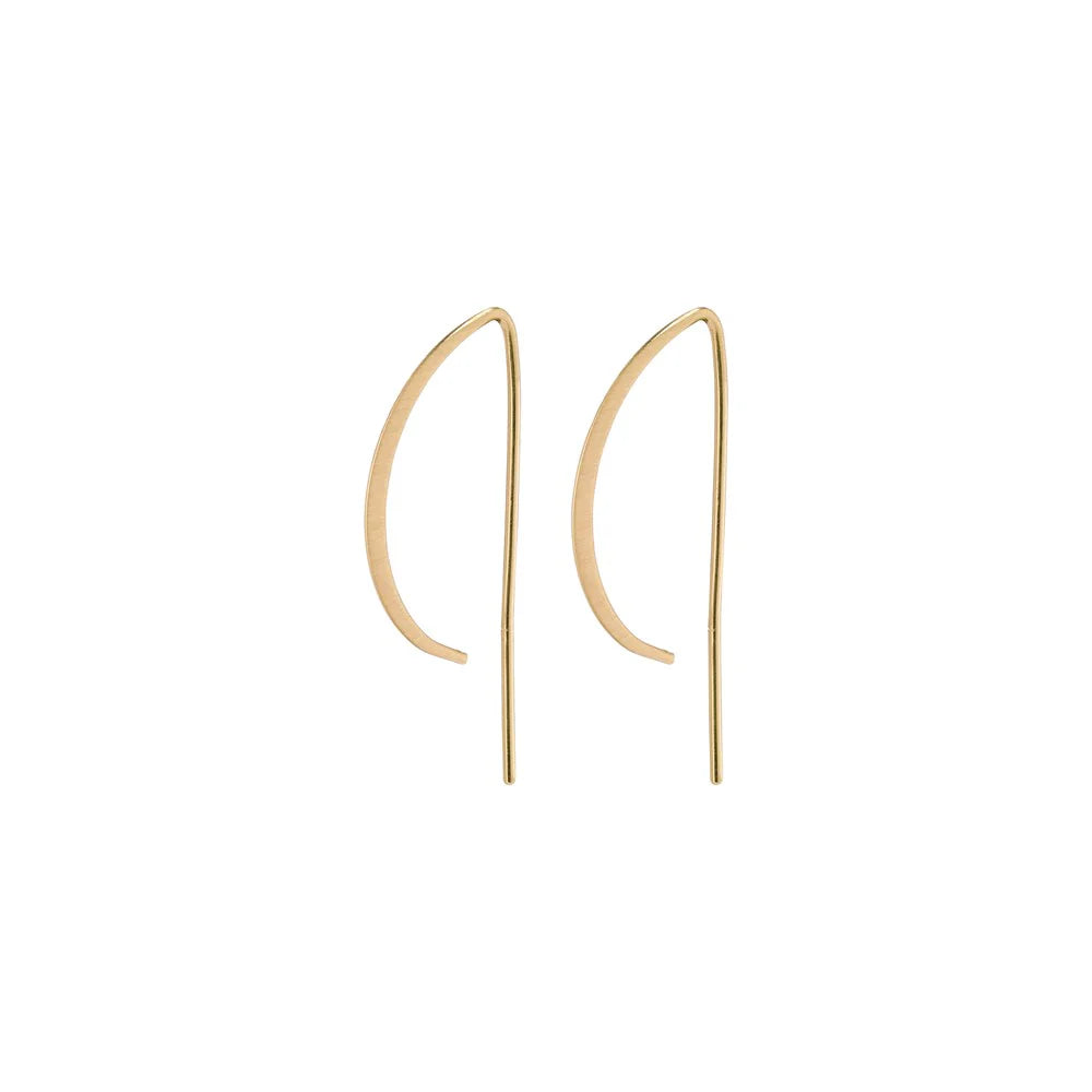 Pilgrim Peony Pi Earrings - Gold