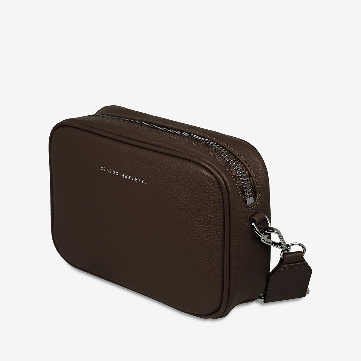 Status Anxiety plunder with webbed strap - cocoa