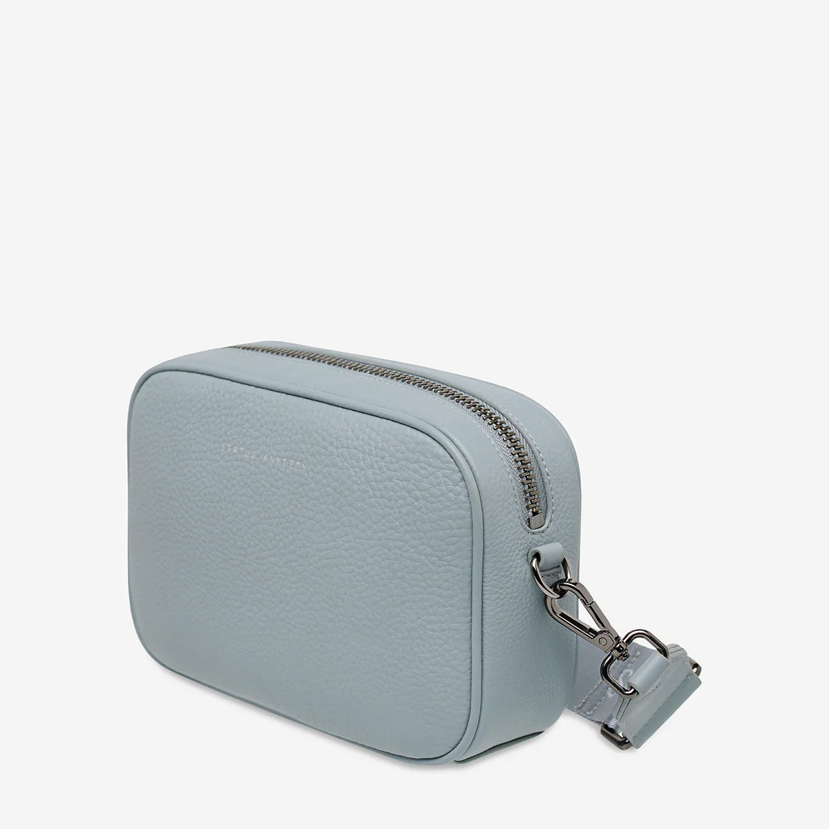 Status Anxiety plunder with webbed strap - powder blue