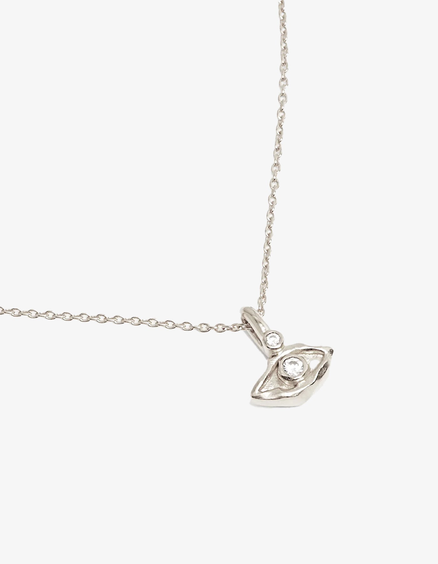 By Charlotte I am Protected Necklace Silver