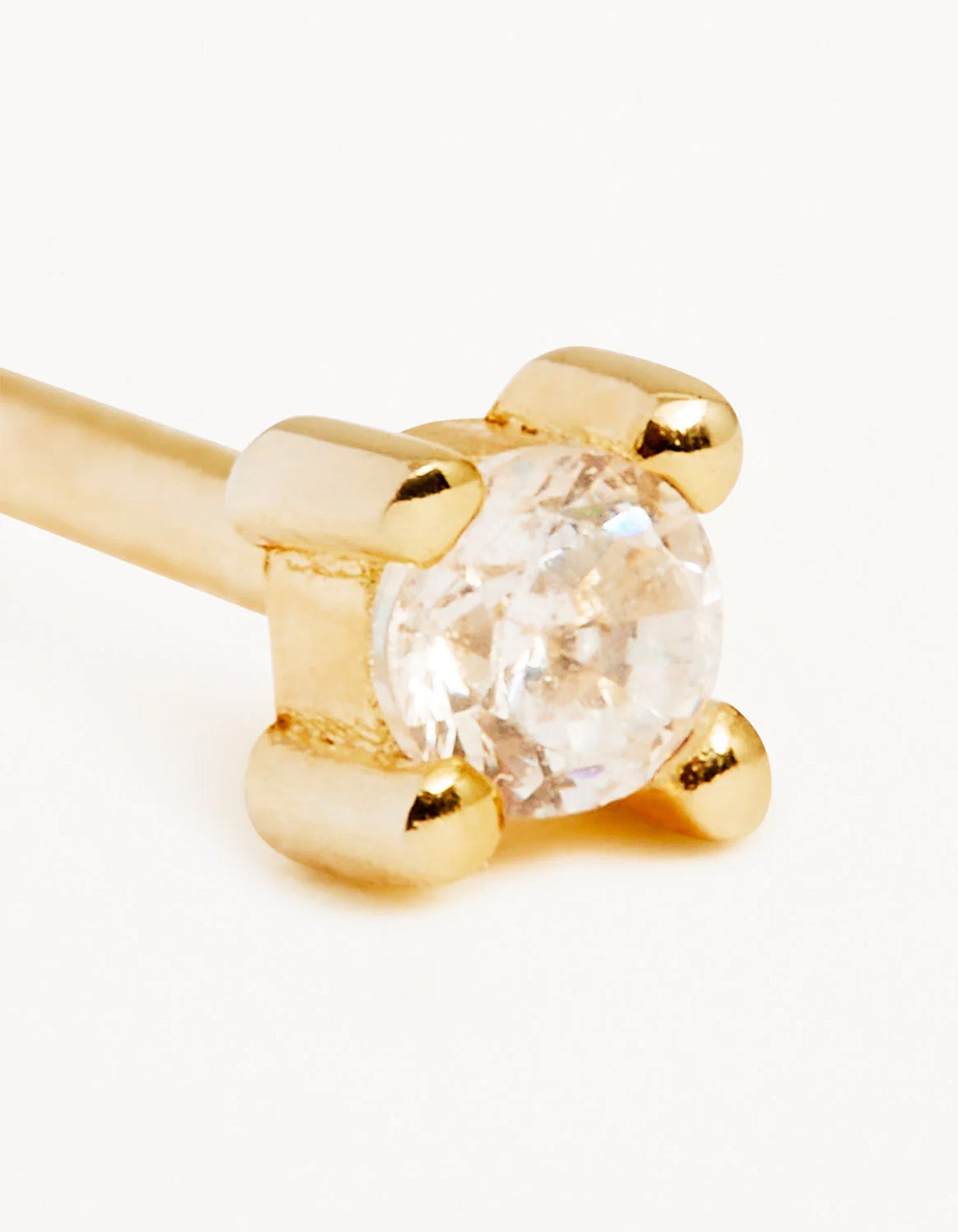 By Charlotte Pure Light Stud Earrings Gold