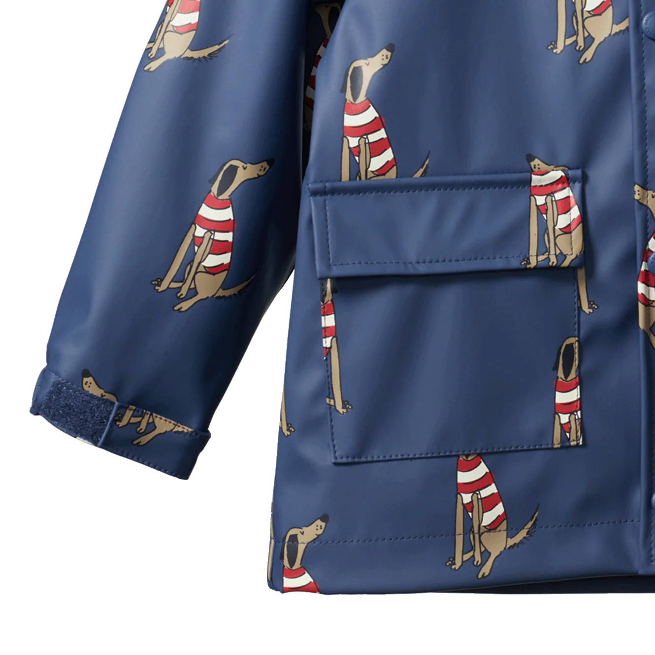 Nature Baby Raincoat Best Friend Indigo Print