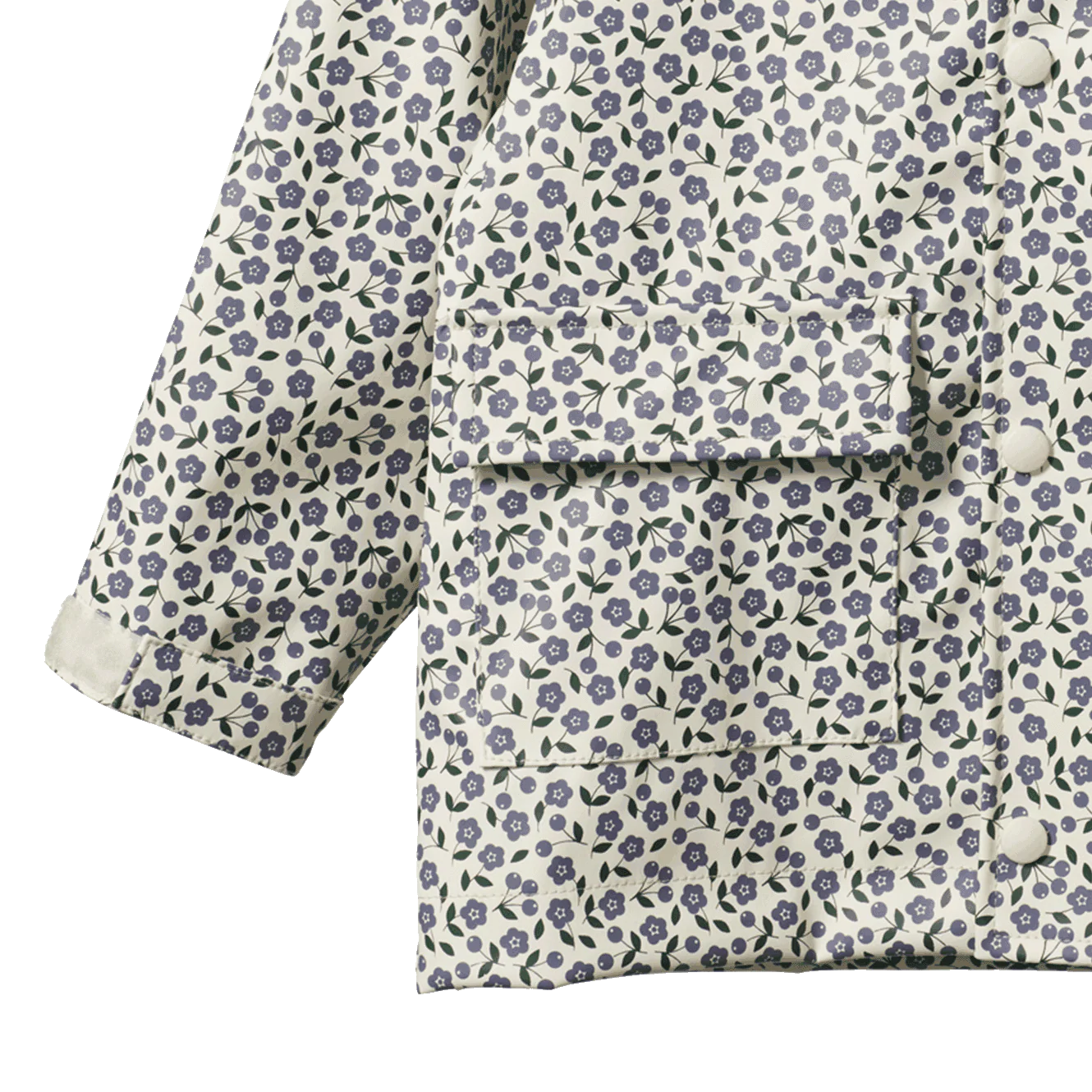 Nature Baby Raincoat Briarwood Heron Print