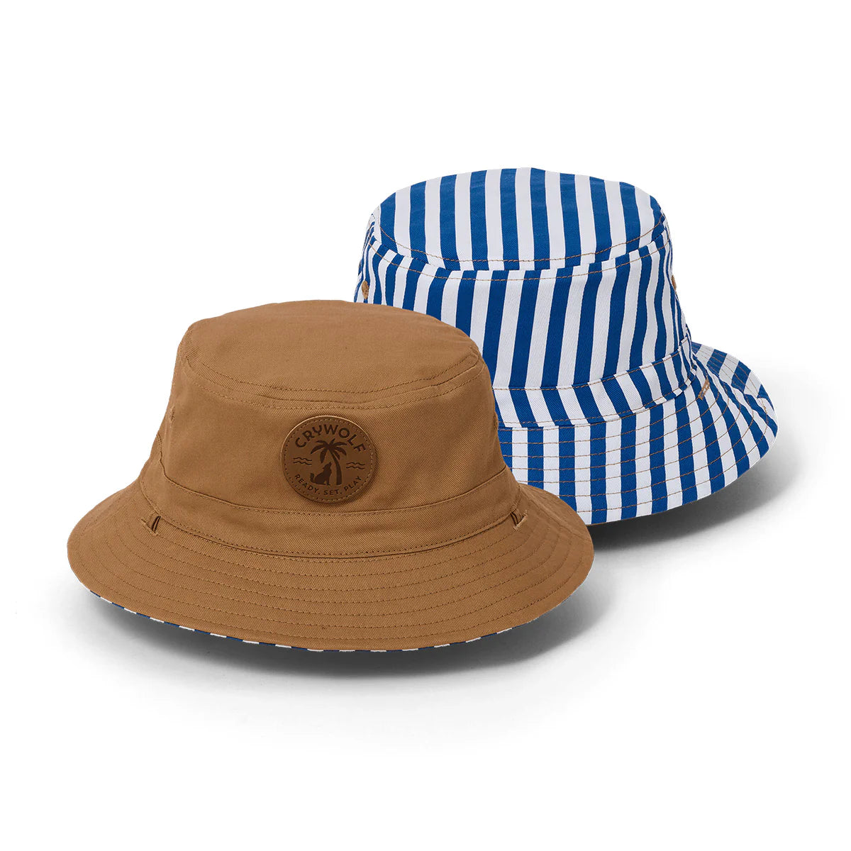 Crywof Reversible Bucket Hat Deep See Stripe