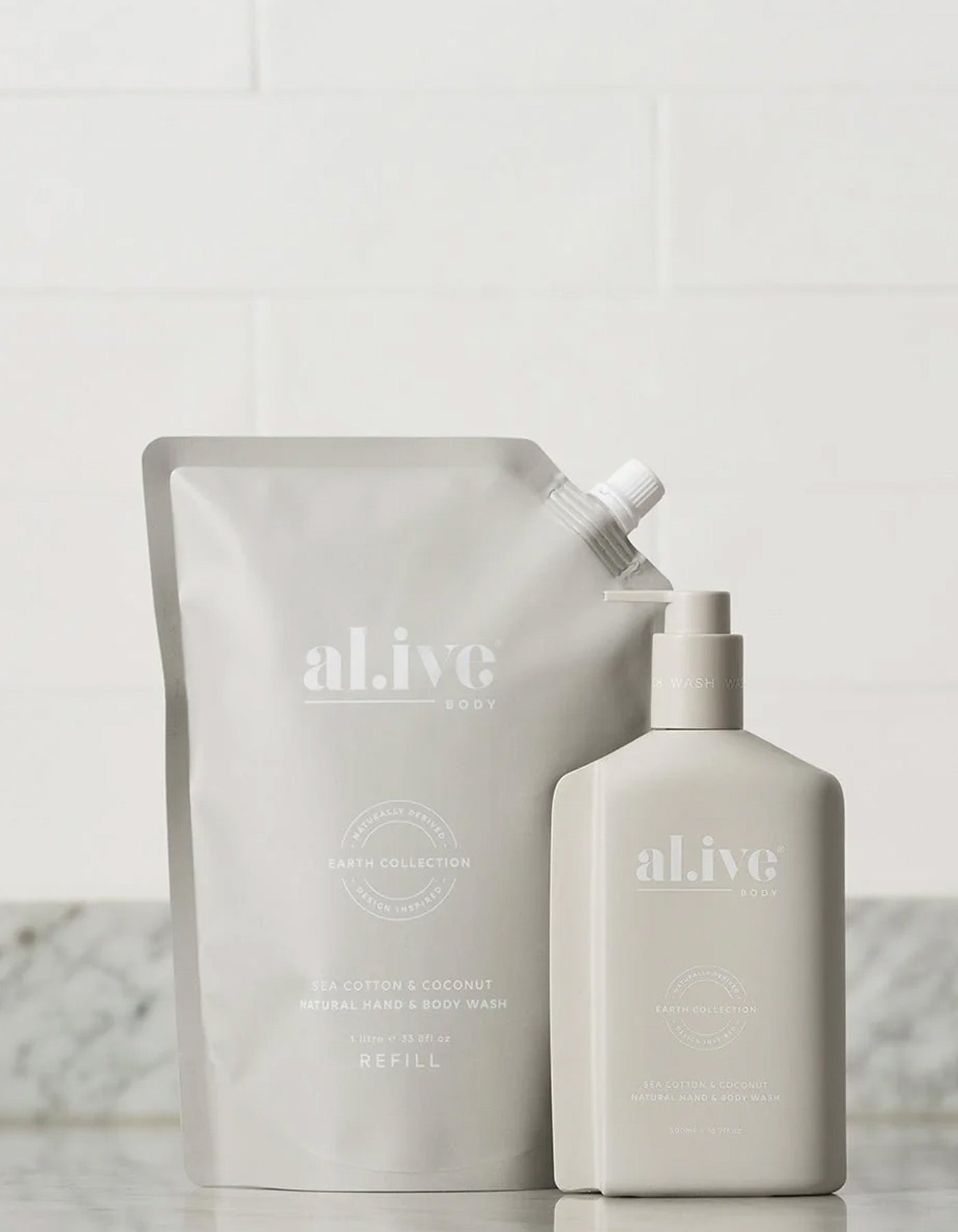 al.ive Sea Cotton/Coconut Wash Refill