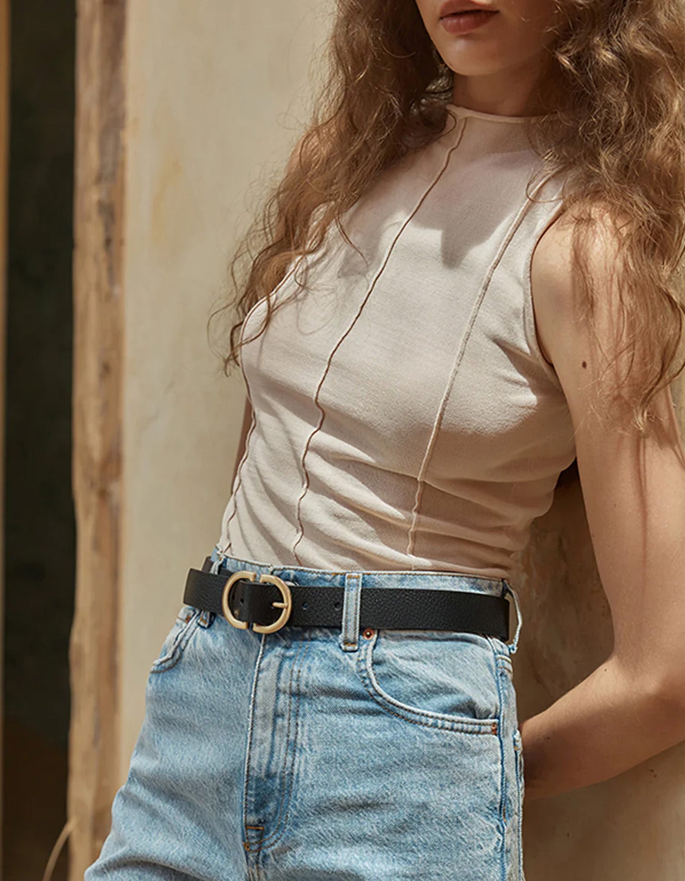 Status Anxiety In Reverse Belt Black/Gold
