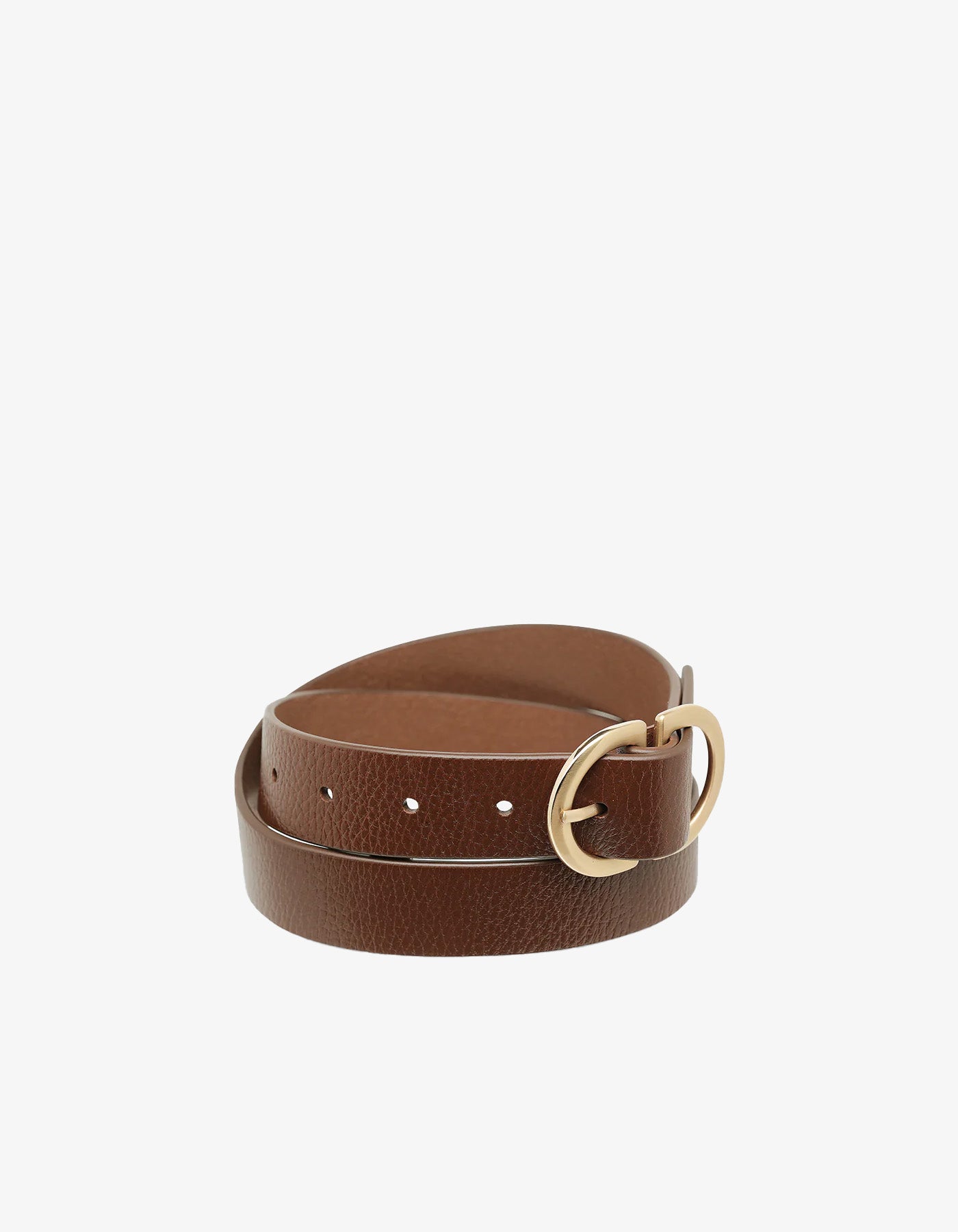 Status Anxiety In Reverse Belt Tan/Gold