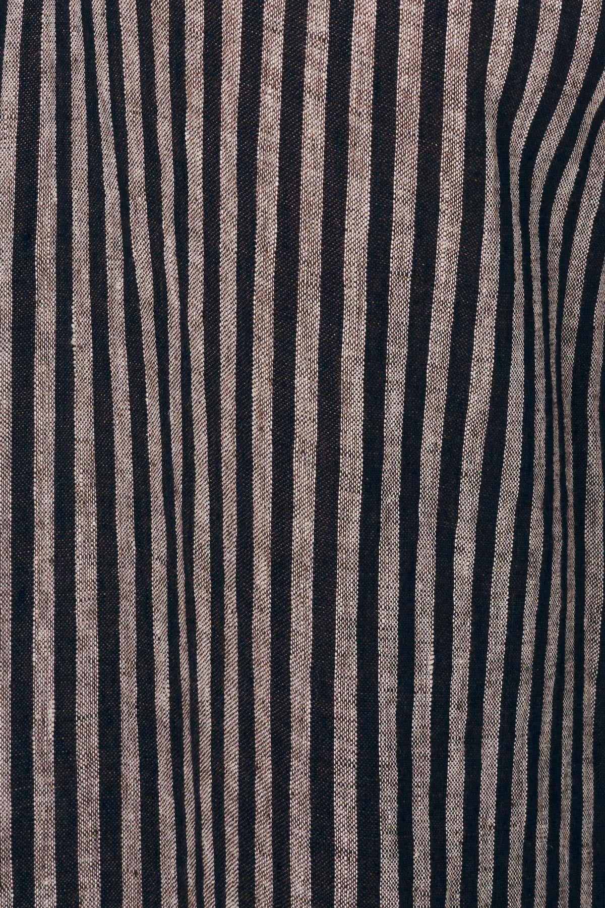 Rowie The Label Carlotta Linen Wide Pants Brown Stripe