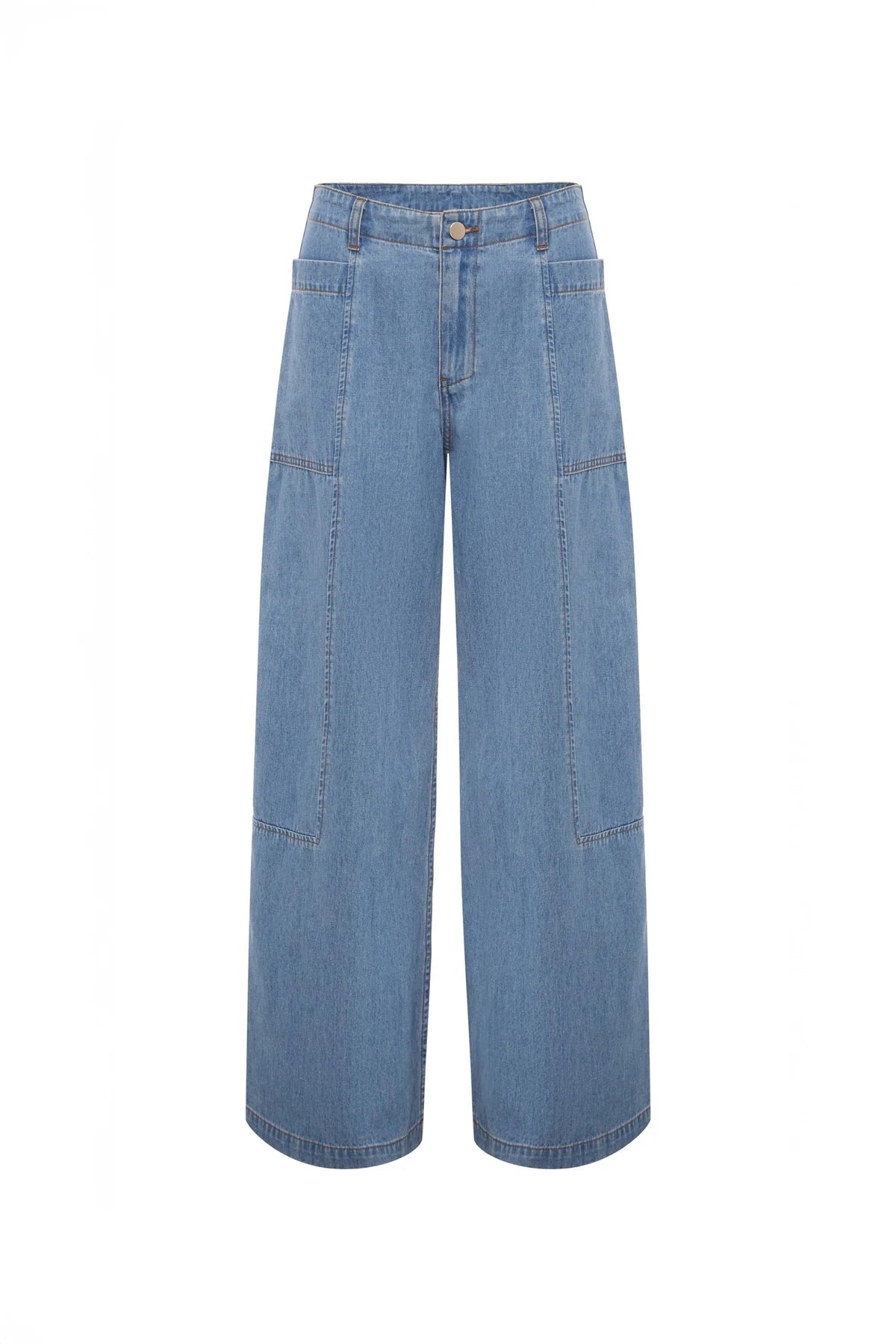 Rowie The Label Dallas Denim Jeans Denim Blue