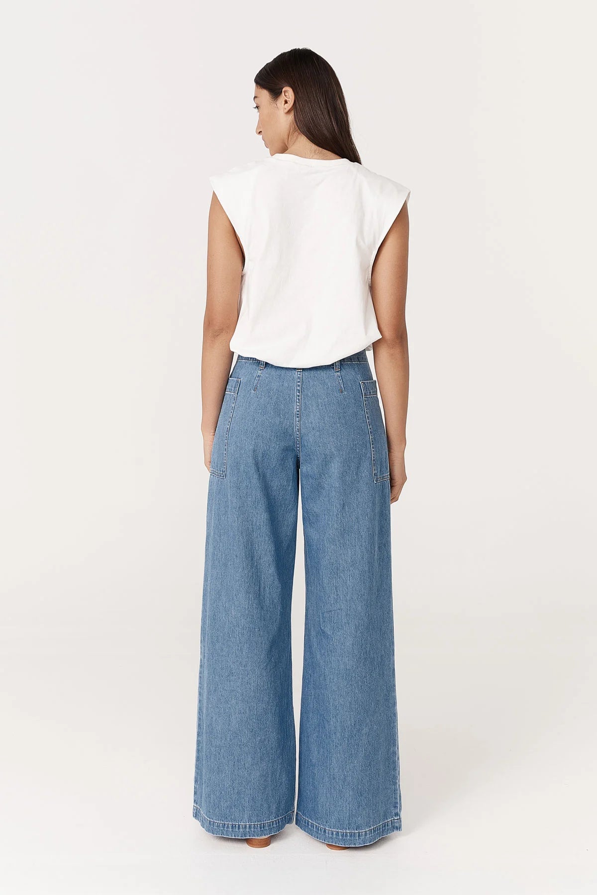 Rowie The Label Dallas Denim Jeans Denim Blue