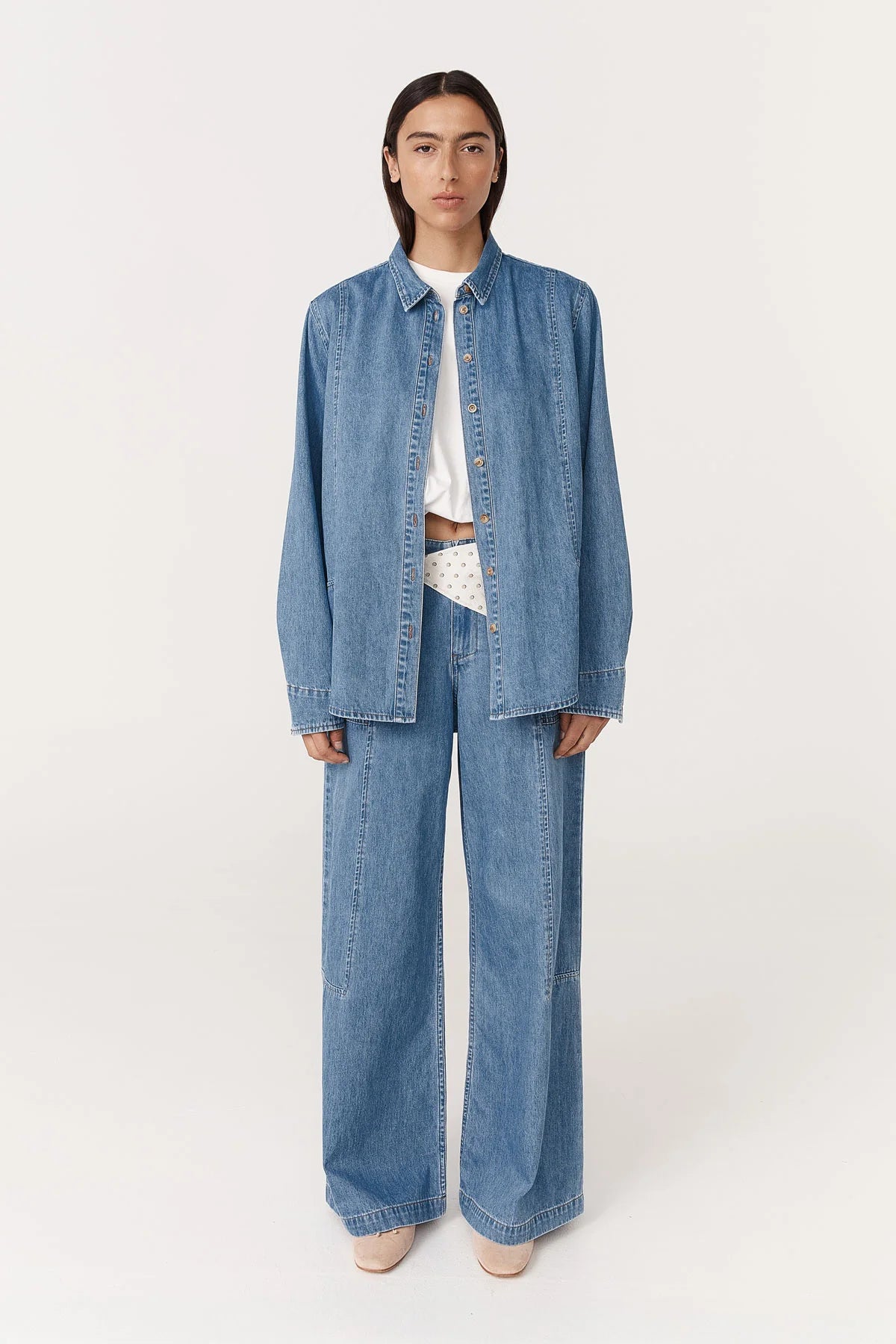 Rowie The Label Dallas Denim Jeans Denim Blue
