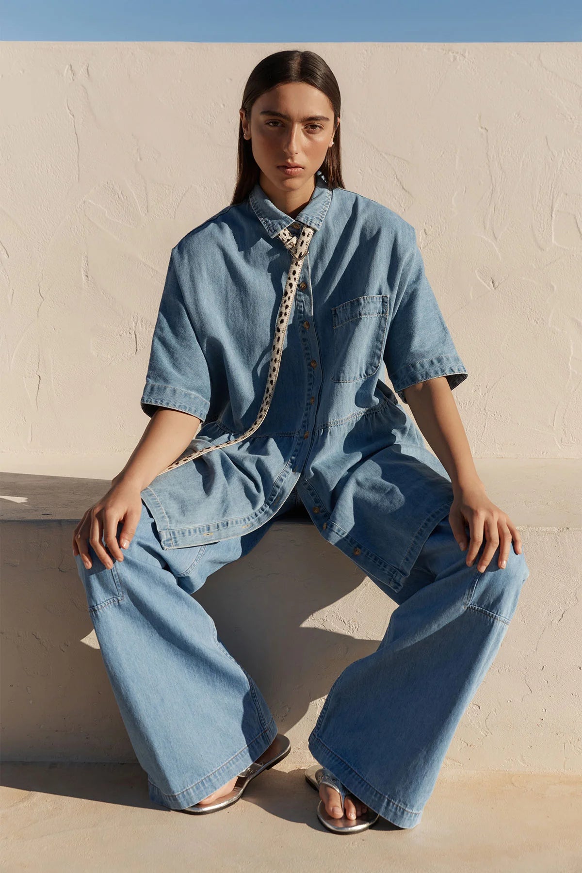 Rowie The Label Dallas Denim Jeans Denim Blue
