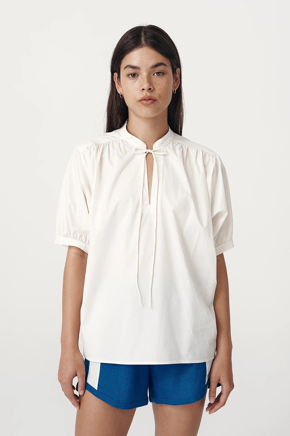 Rowie The Label Piper Organic Blouse Creme
