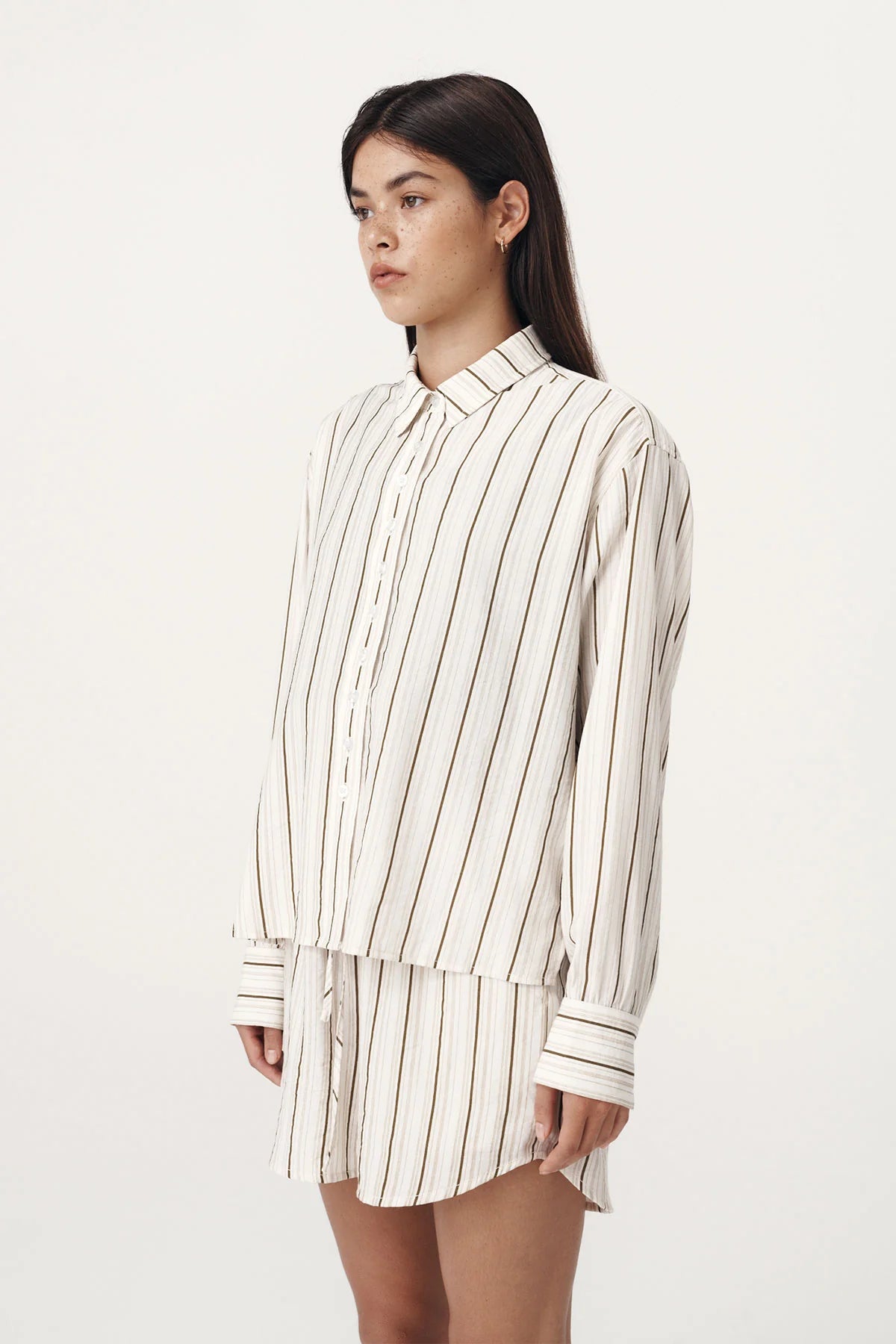 Rowie The Label Tia Shorts Cactus Stripe