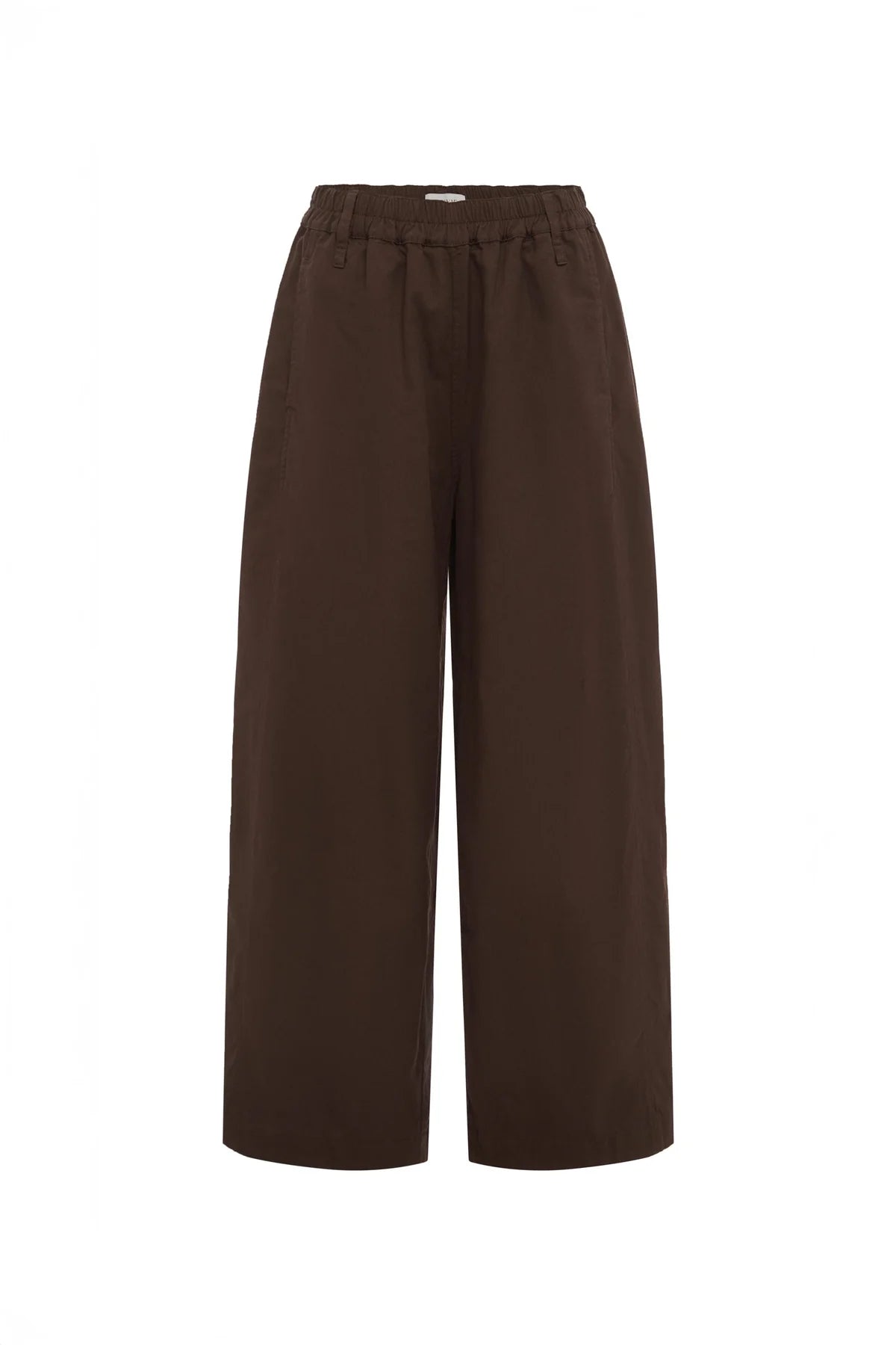 Rowie The label Maryanne Barrel Leg Pants Chocolate Brown