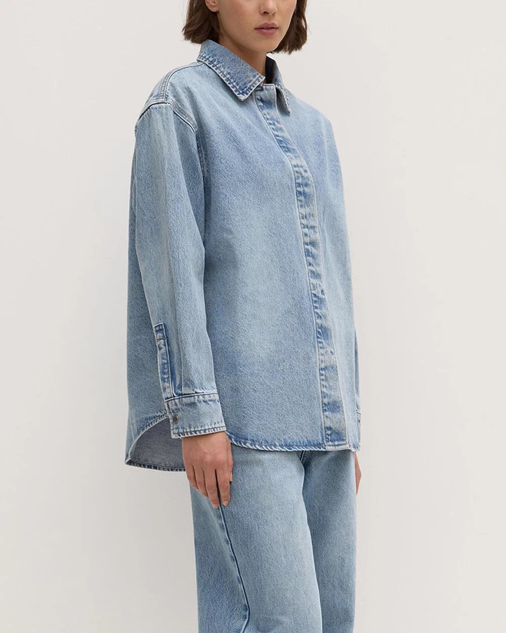 Assembly Label Rylee Denim Overshirt Indigo Fade