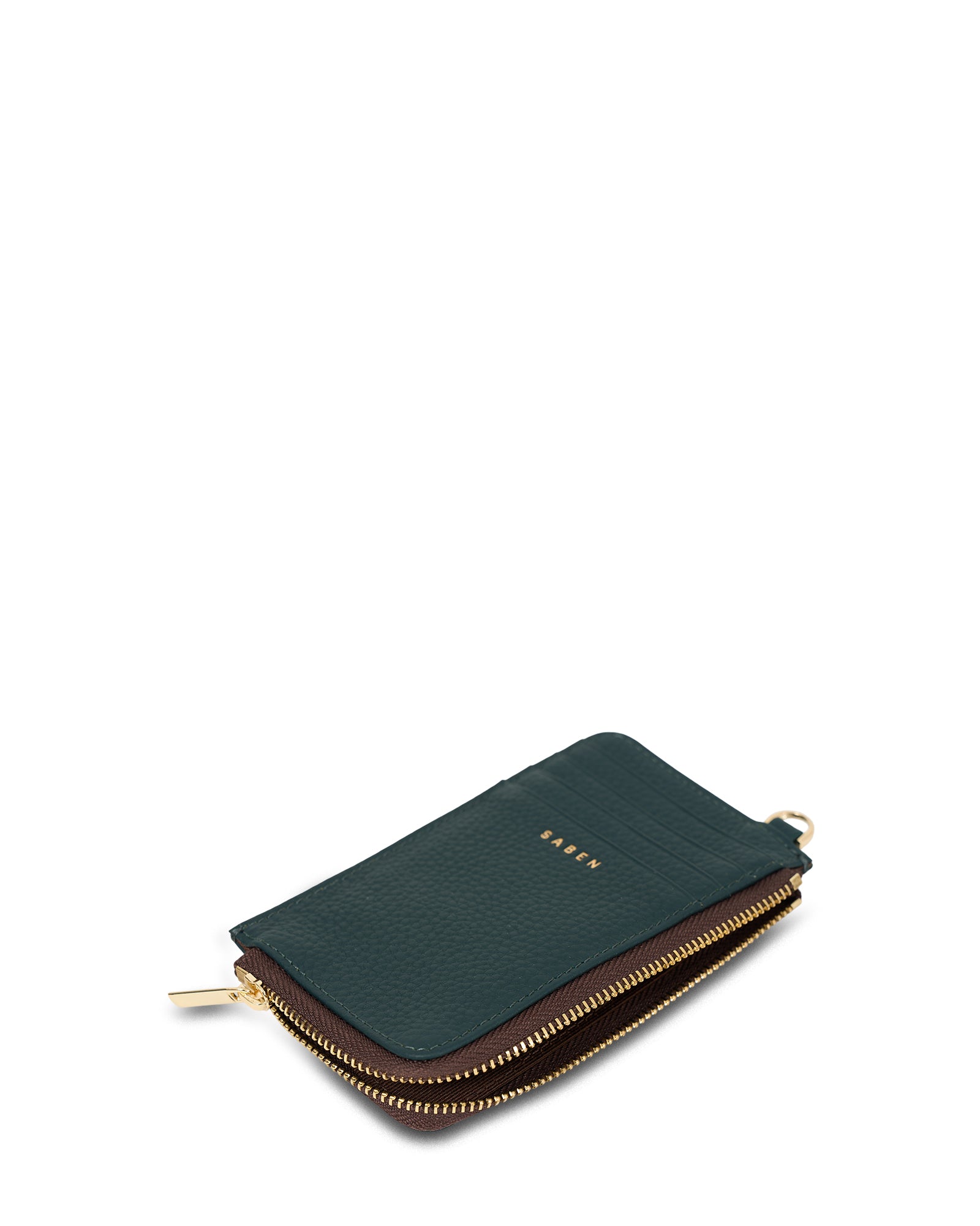 Saben Winona Card Holder Hunter Green