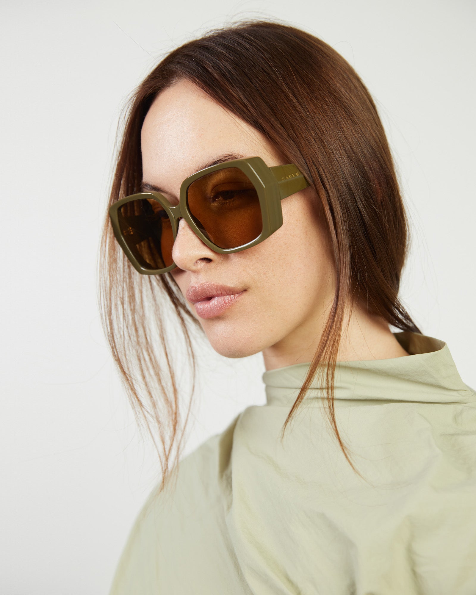 Saben Remi Olive Sunglasses