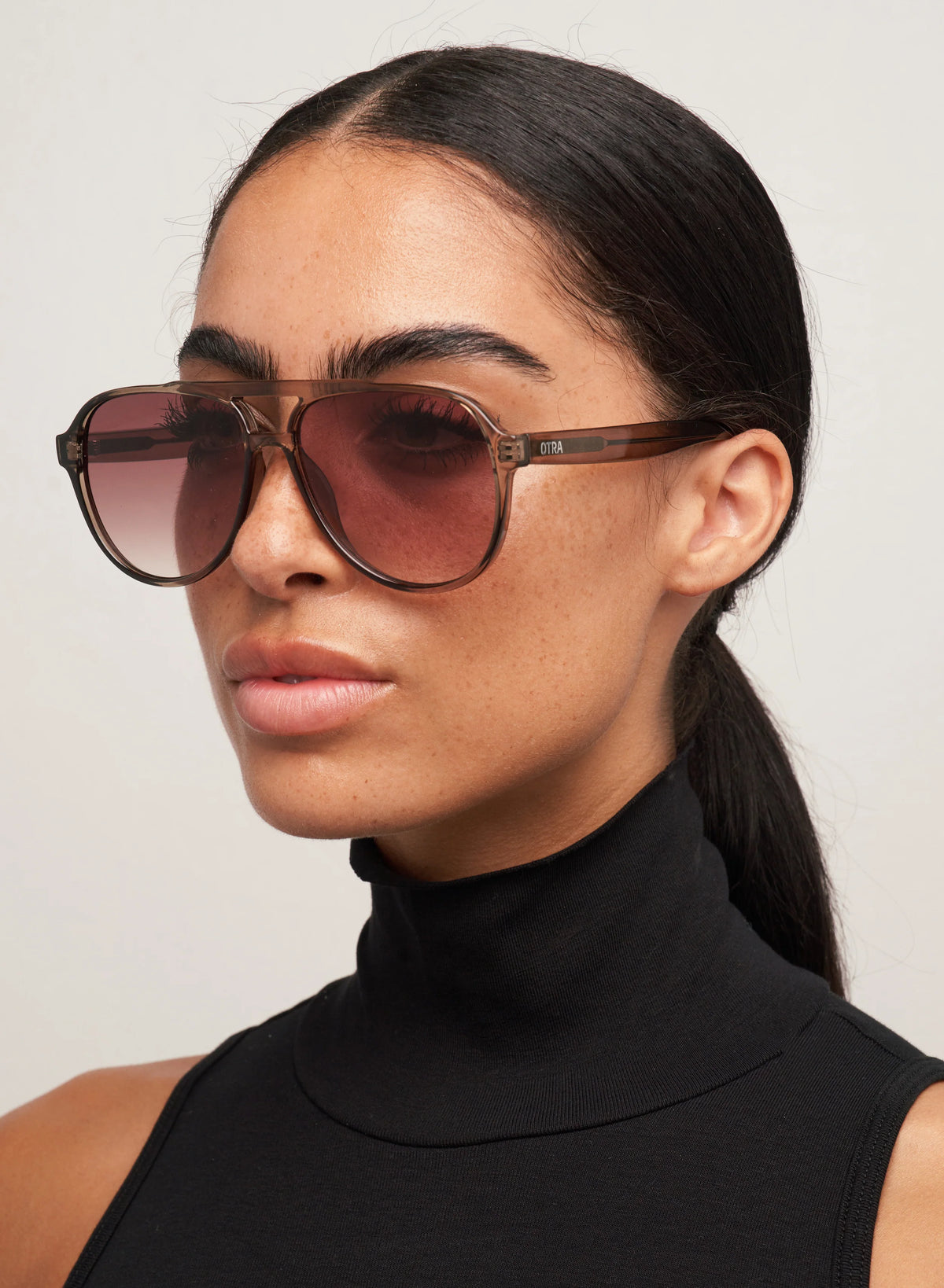 Otra Eyewear Stevie Trans Olive/Brown/Fade