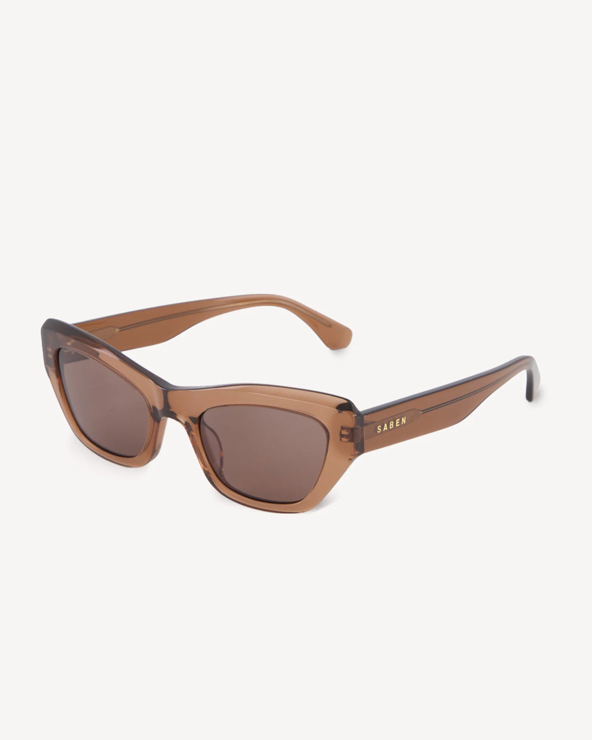Saben Cara Sunglasses Sheer Brown