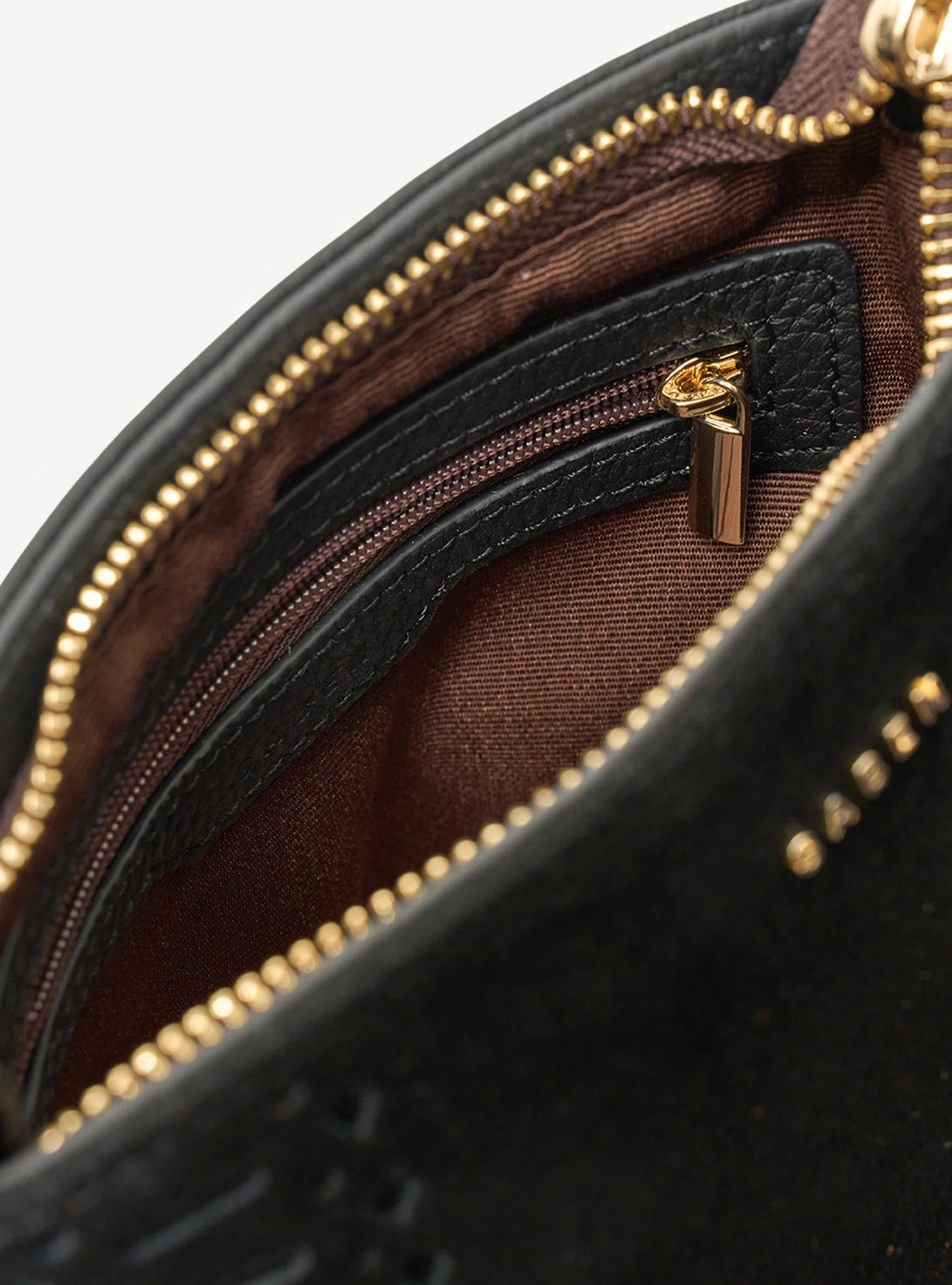 Saben Coco Mini Bag Black Suede + Fringe