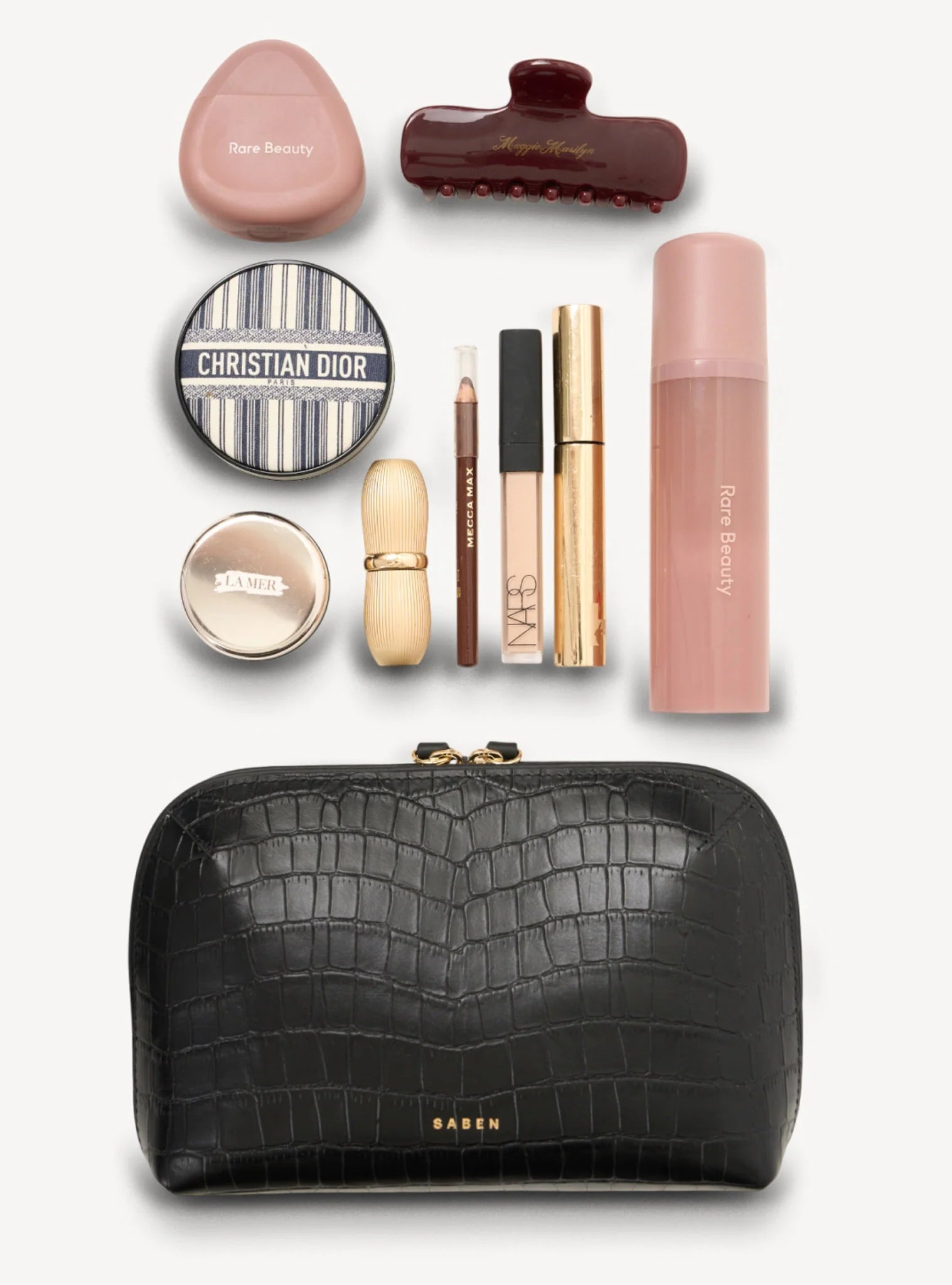 Saben Tate Tech Pouch Black Croc