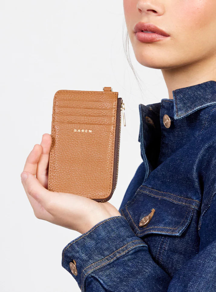 Saben Winona Card Holder Toffee