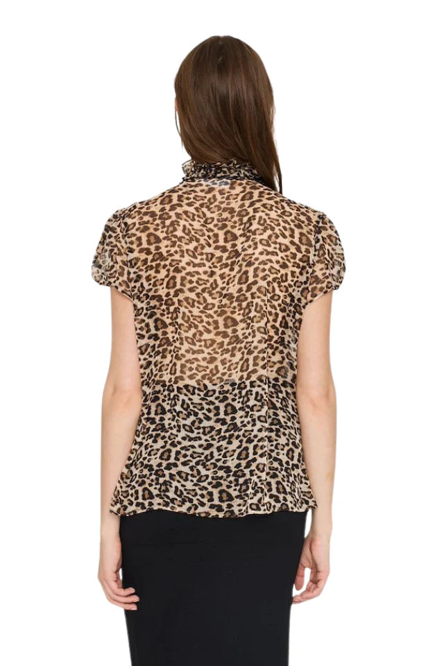 Saint Tropez Lilja SS Shirt - Leopard