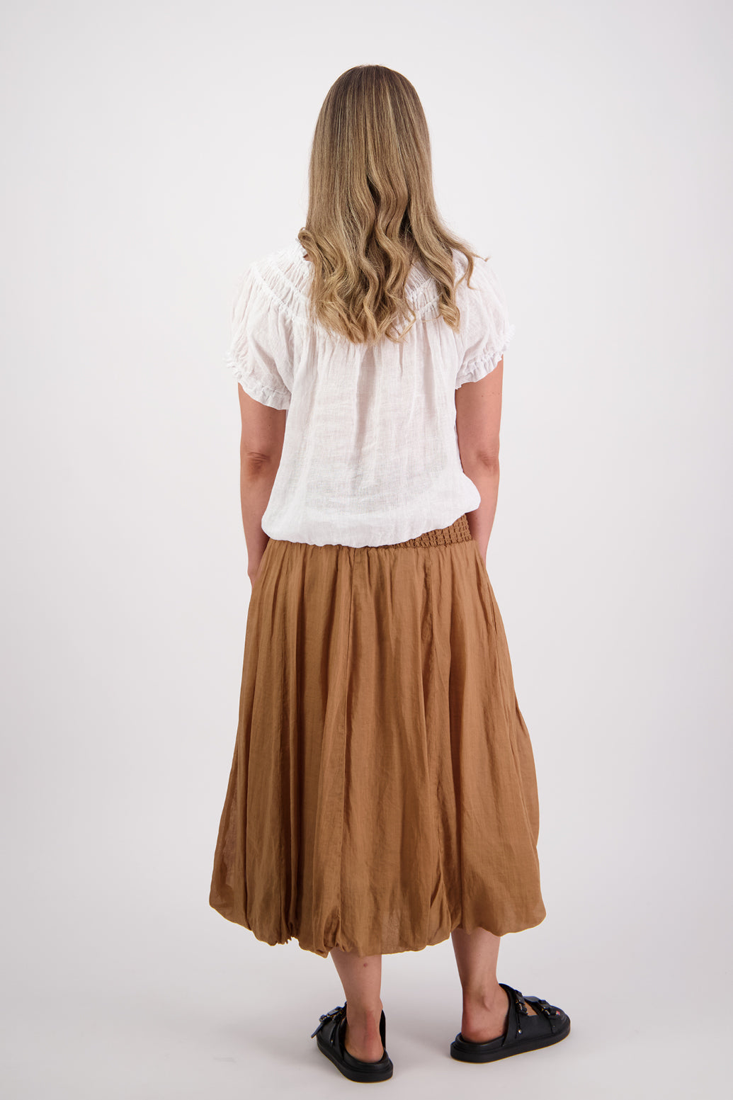 Brarwood Sarah Skirt - Ramie / Tan
